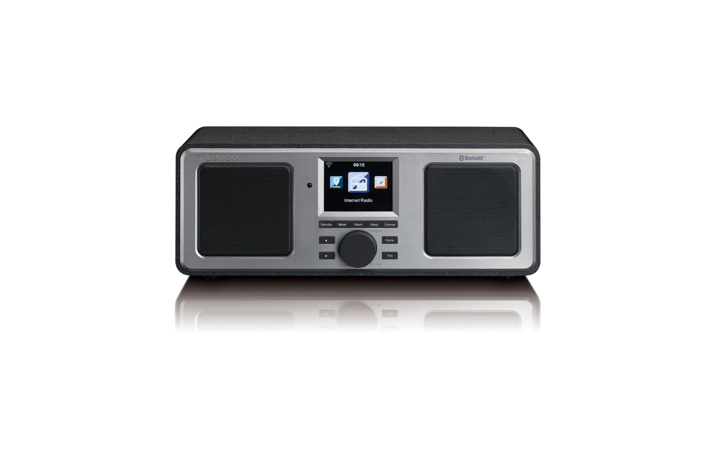 Lenco Internet-Radio »DIR-150 Schwarz«, (Bluetooth-WLAN Internetradio-FM-Tuner)
