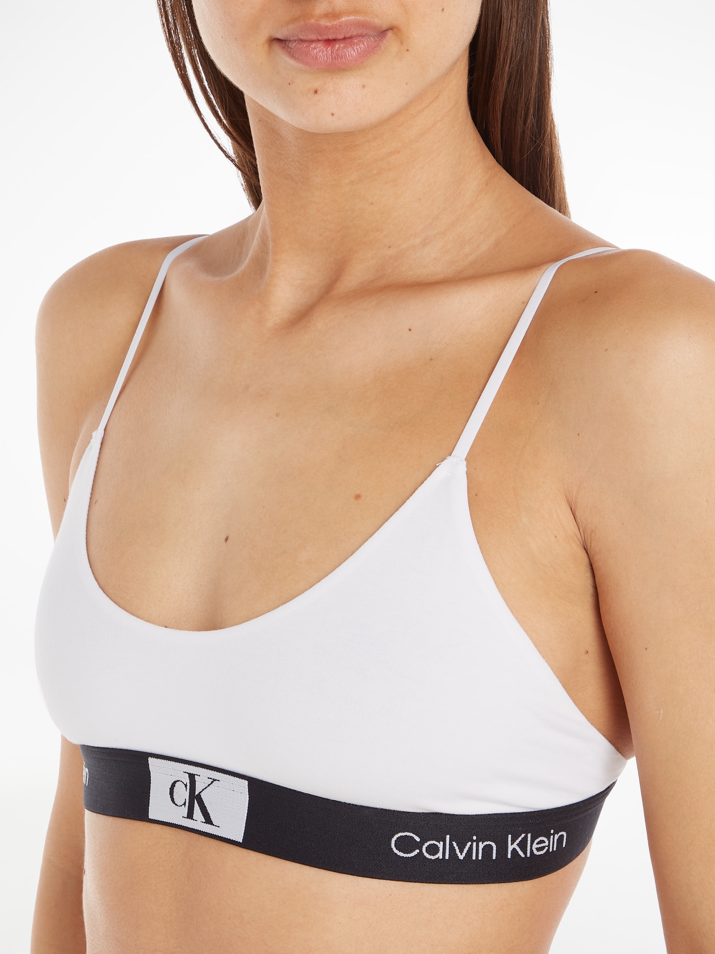 Calvin Klein Underwear Bralette »UNLINED BRALETTE«, mit klassischem CK-Logobund