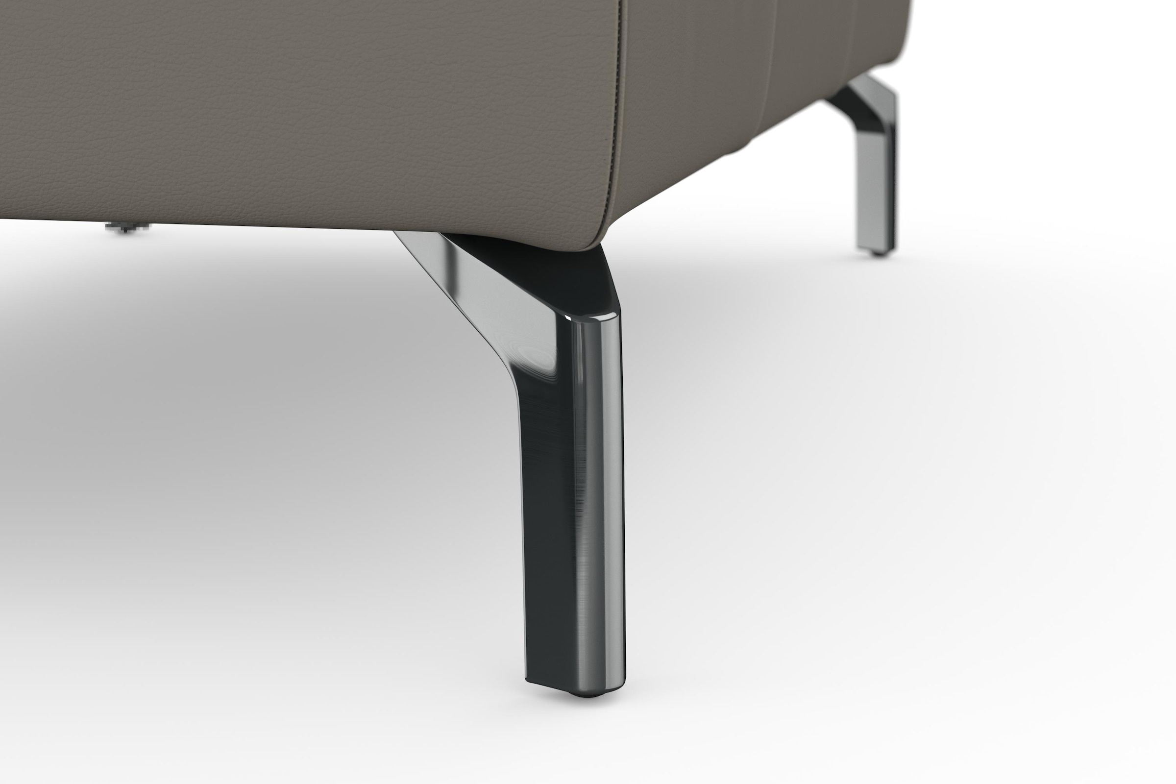 sit&more Hocker »Bendigo«, mit Klappfunktion, Bodenfreiheit 15 cm, wahlweise in 2 Fussfarben