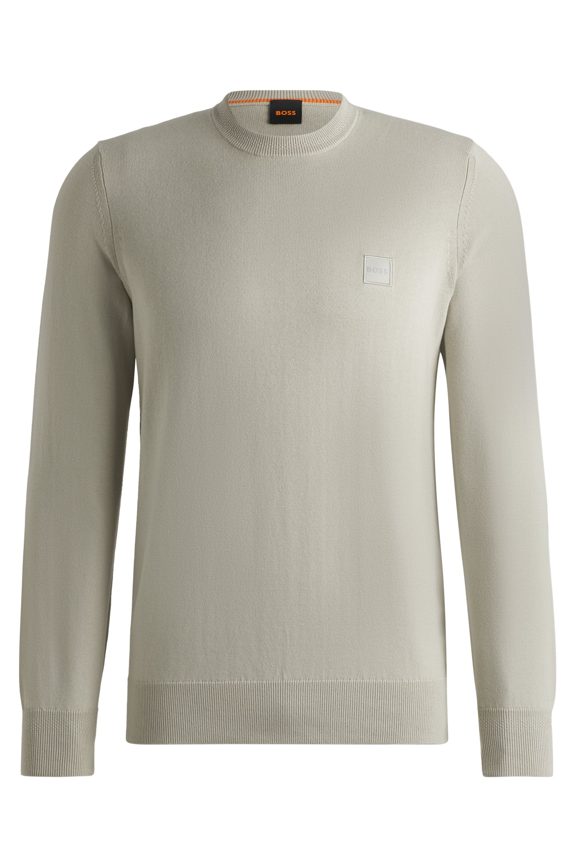 BOSS ORANGE Strickpullover »Kanovano« mit Logo auf der Brust
