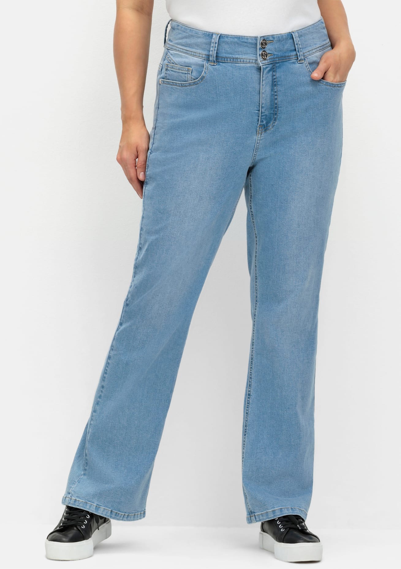 Sheego Bootcut-Jeans, (1 tlg.)