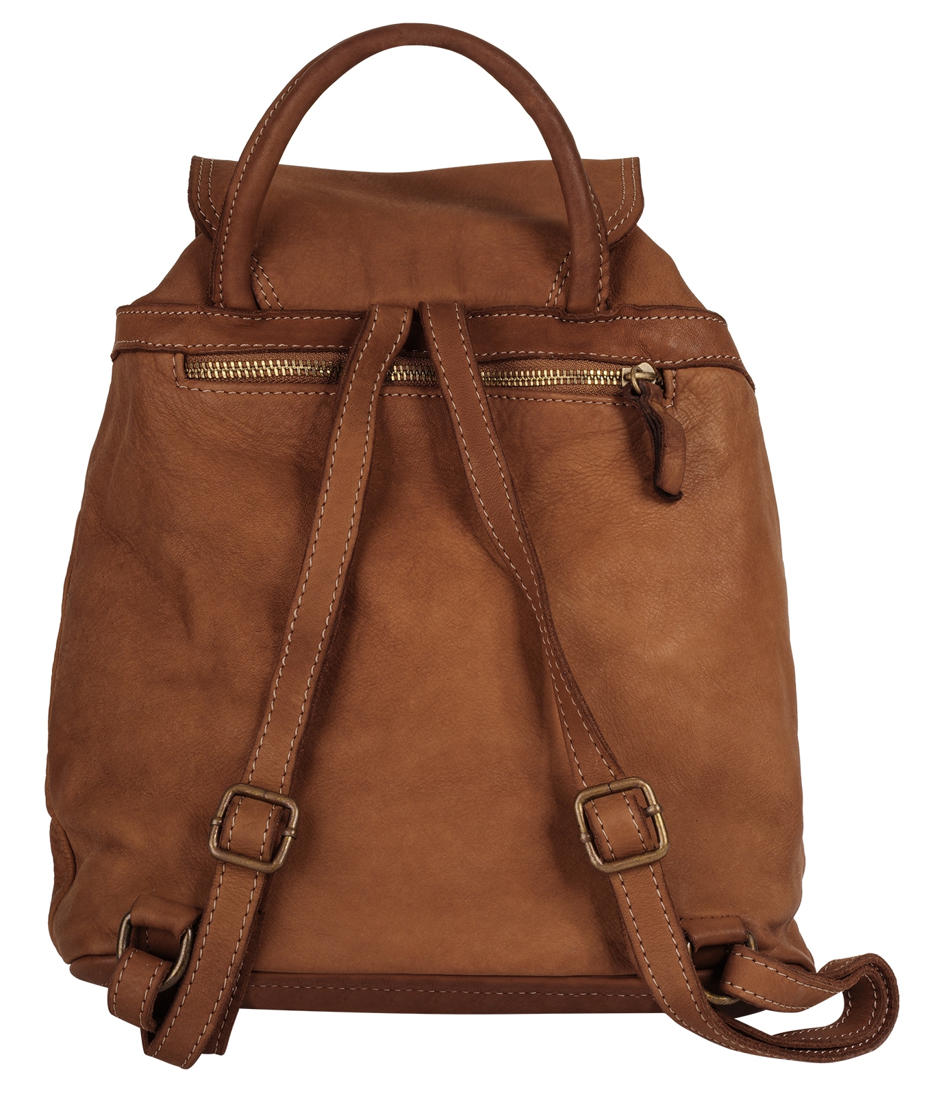 Cluty Cityrucksack, echt Leder, Made in Italy