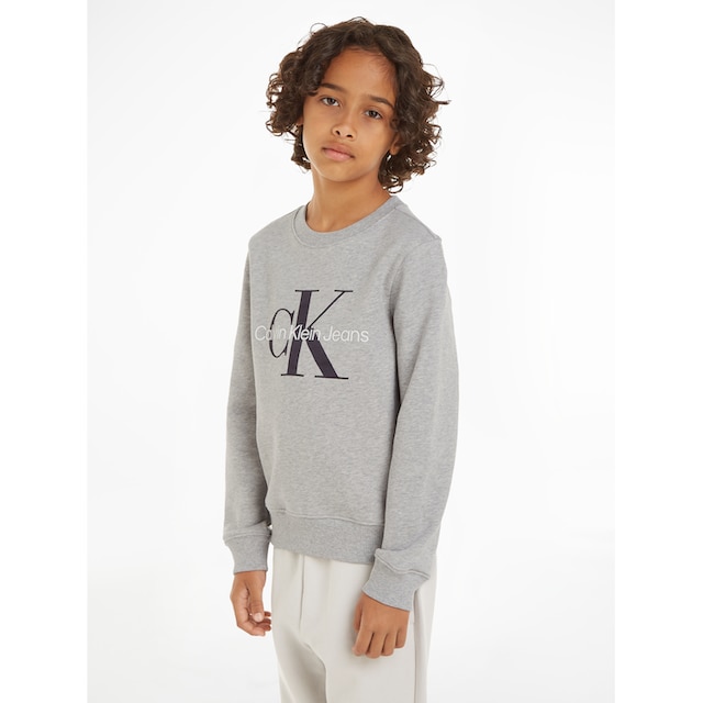✵ Calvin Klein Jeans Sweatshirt »CK MONOGRAM TERRY CN«, mit Logodruck  online ordern | Jelmoli-Versand