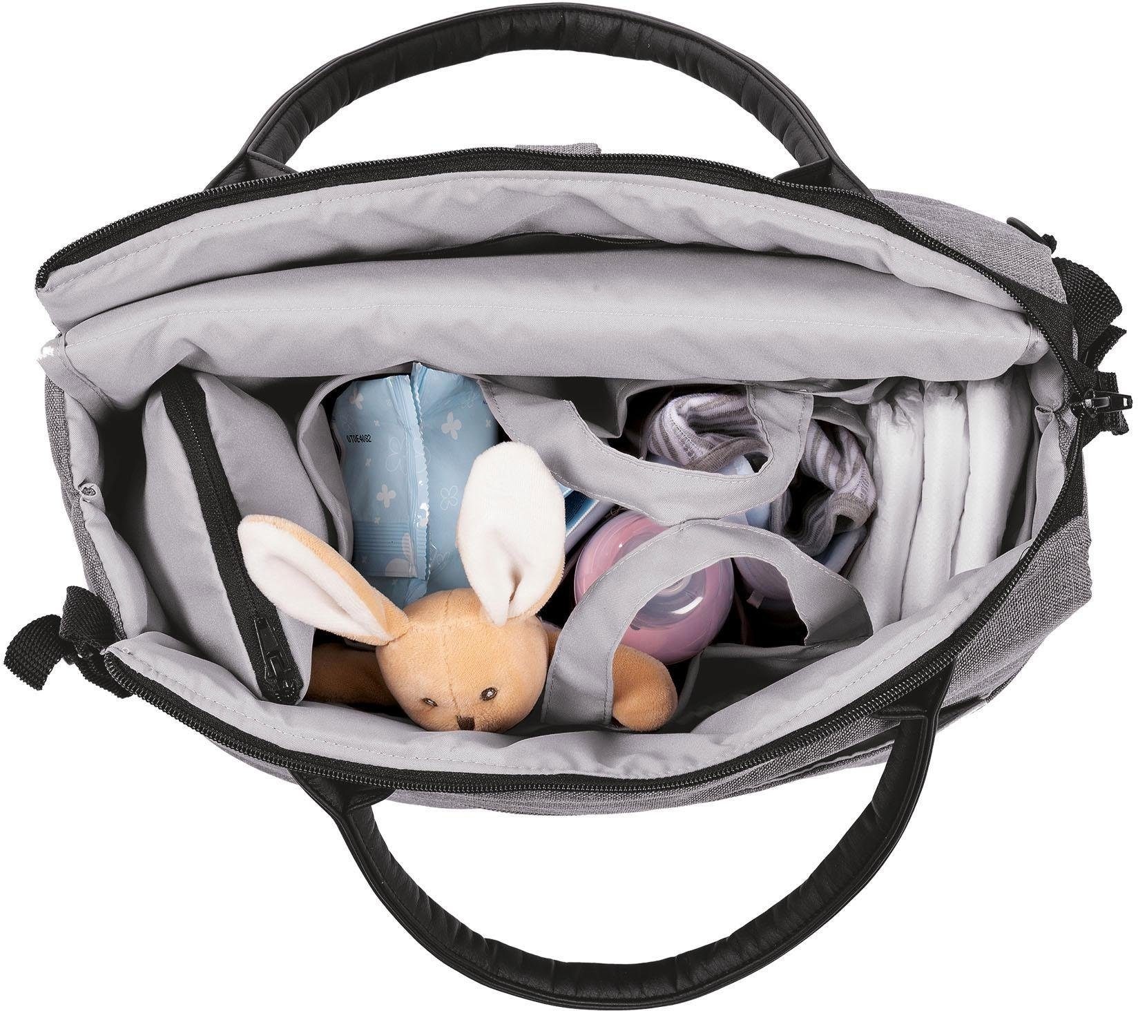 Chicco Wickeltasche »Organizer Bag, Cool Grey«, mit Rucksackfunktion und Wickelunterlage