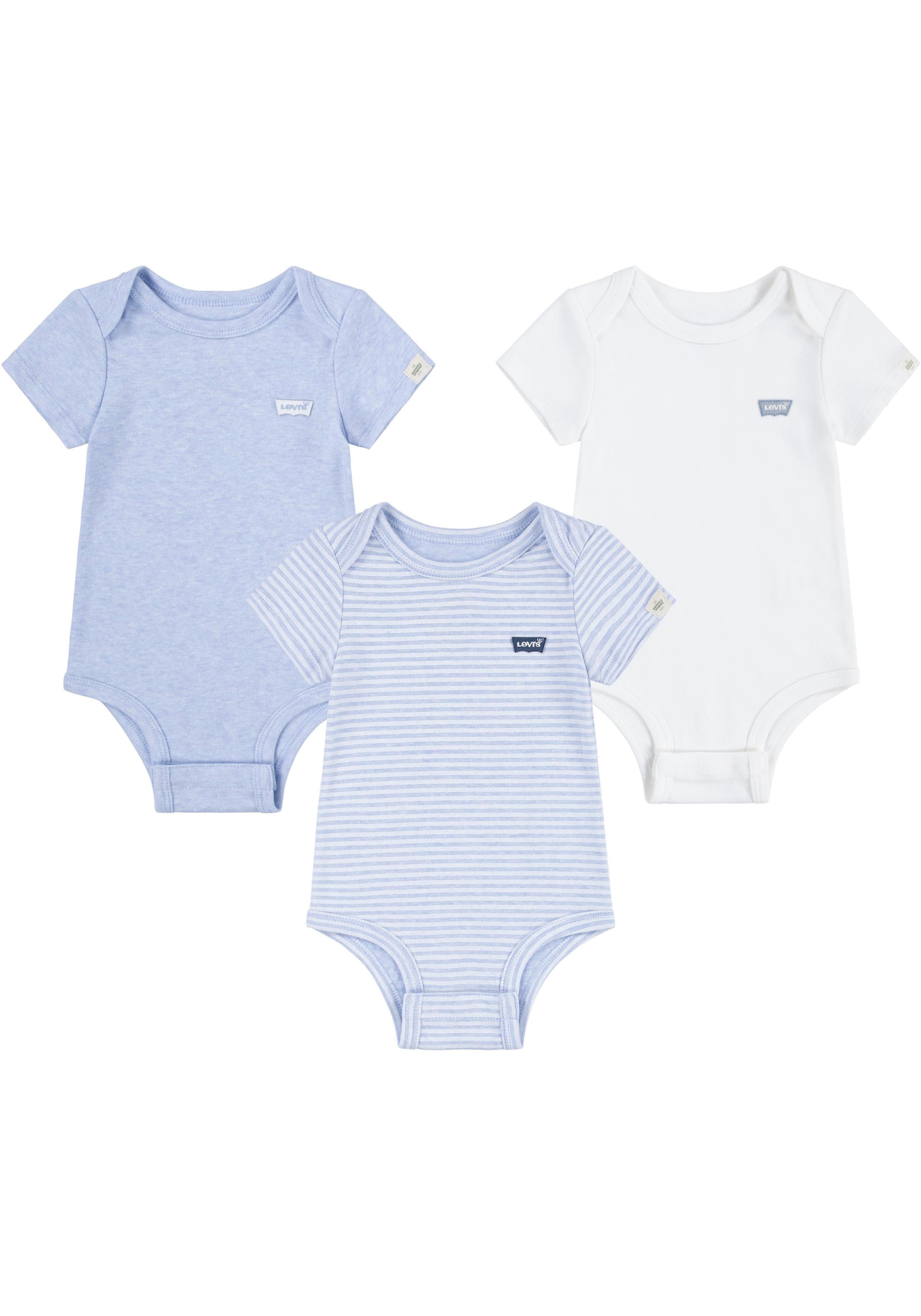 Levi's® Kids Neugeborenen-Geschenkset »LVN 3PK BODYSUIT SET«, (Packung, 3 tlg.), UNISEX