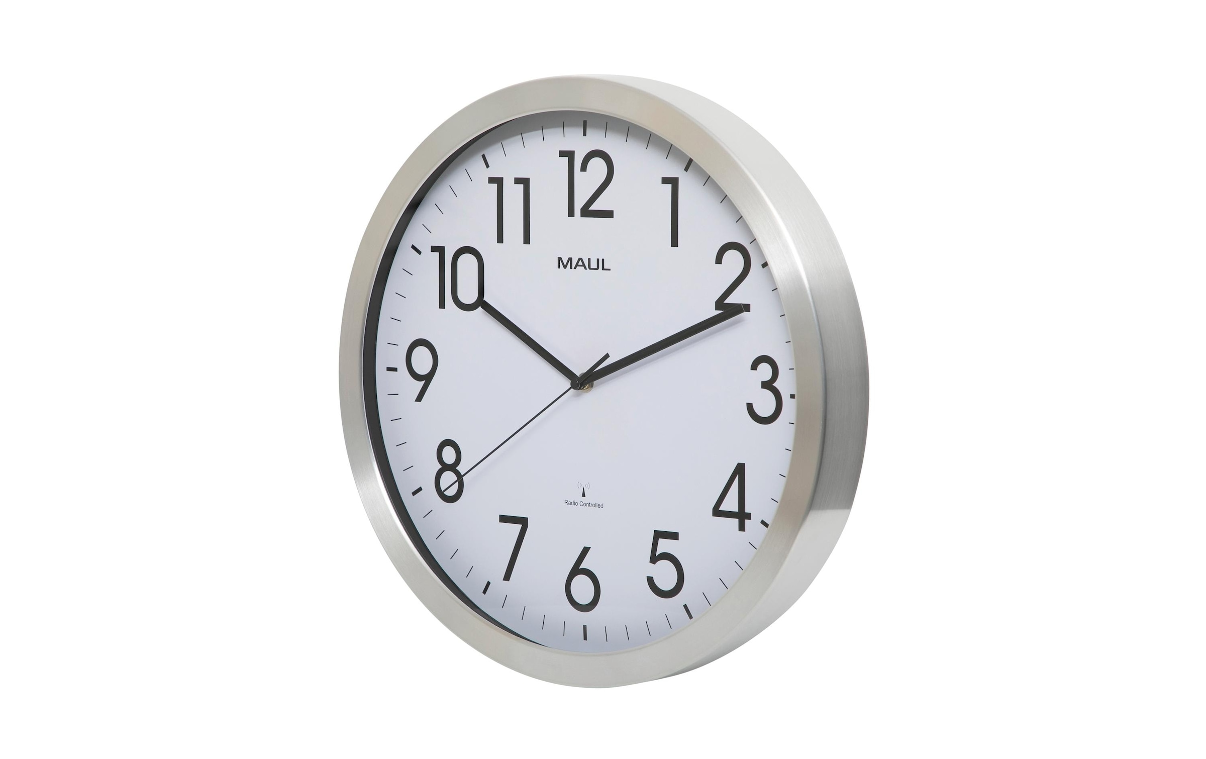 Maul Wanduhr »Wanduhr MAULmove, Silberfarben«