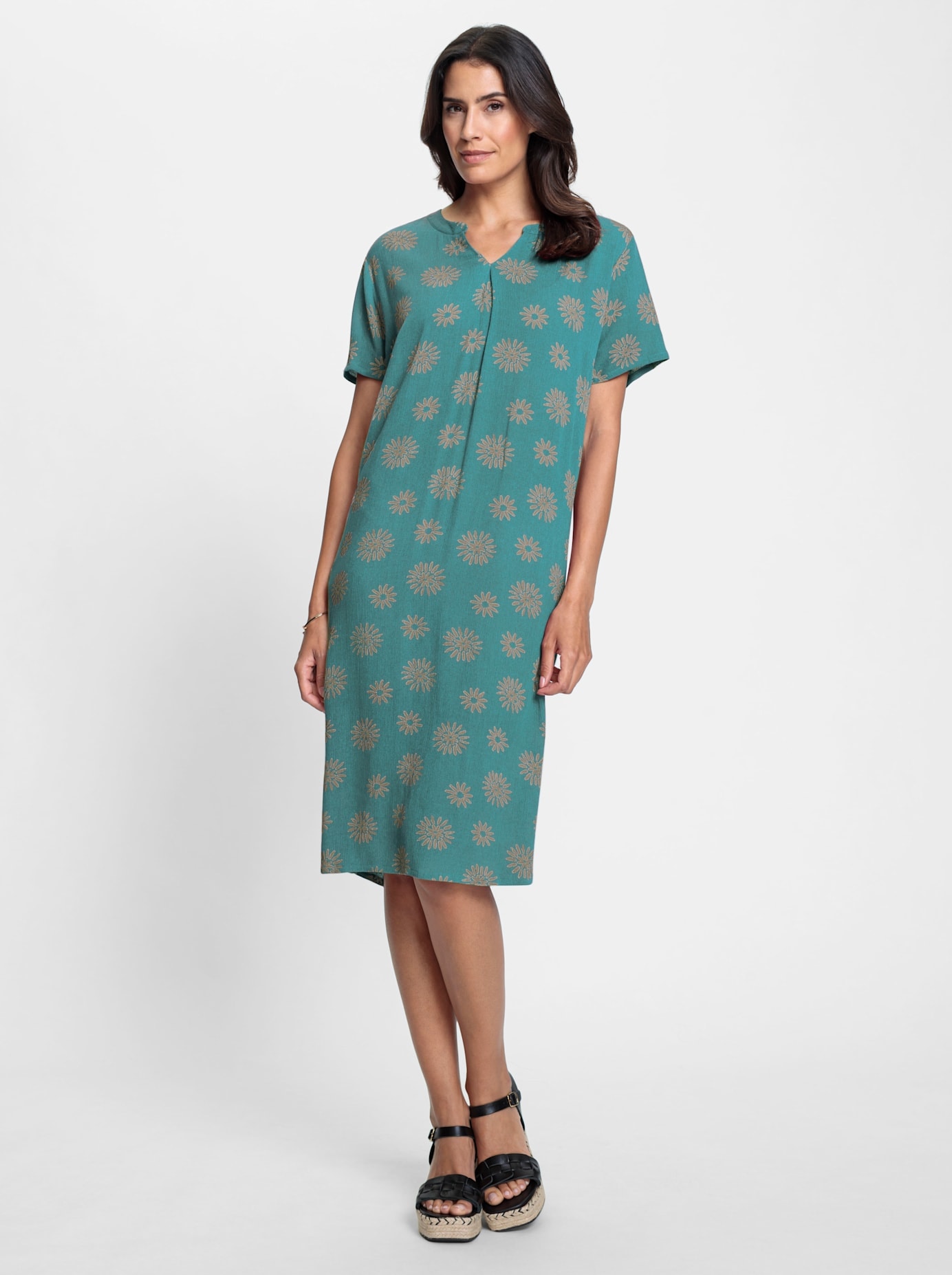 Inspirationen Sommerkleid »Druck-Kleid« Nahttasche