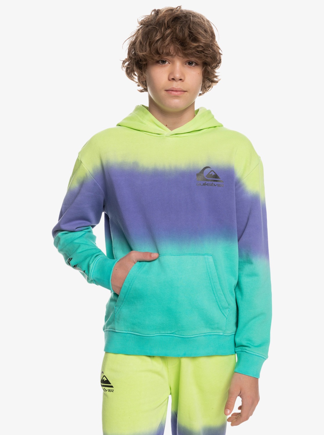 Quiksilver Kapuzensweatshirt »Cloudy Tie Dye«