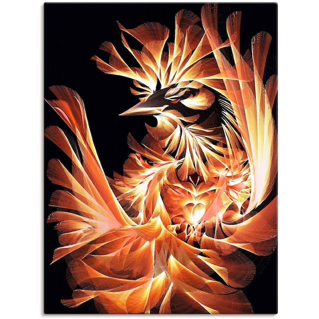 Artland Wandbild »Geburt des Feuervogels«, Animal Fantasy, (1 St.), als  Alubild, Leinwandbild, Wandaufkleber oder Poster in versch. Grössen online  kaufen | Jelmoli-Versand