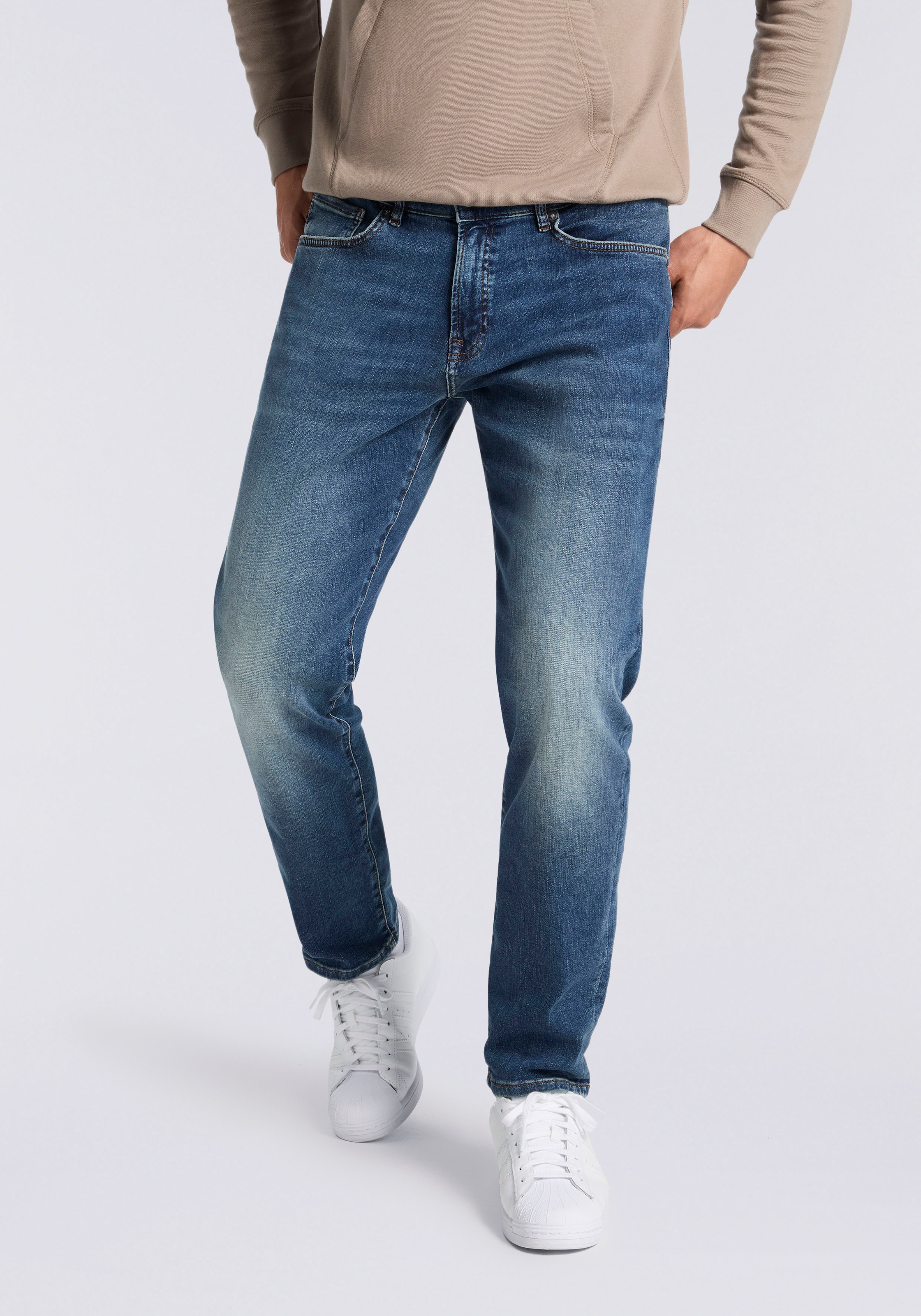 BOSS ORANGE Regular-fit-Jeans »RE.MAINE BO« mit BOSS-Lederbadge