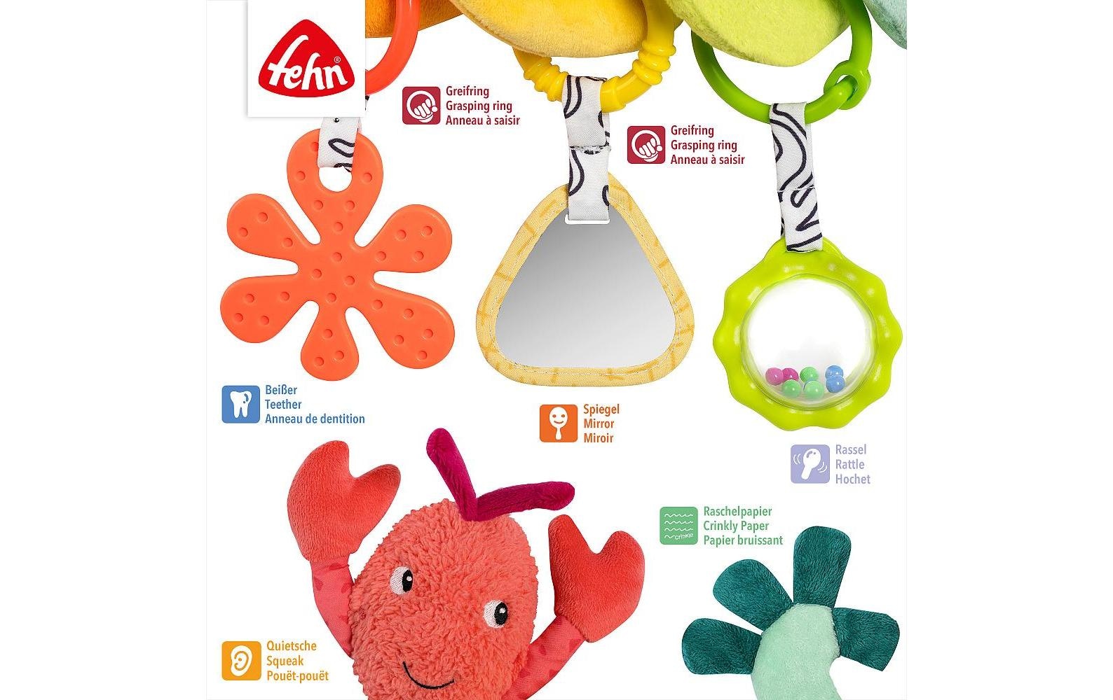 Fehn Kinderwagenkette »Activity-Spirale Hummer«