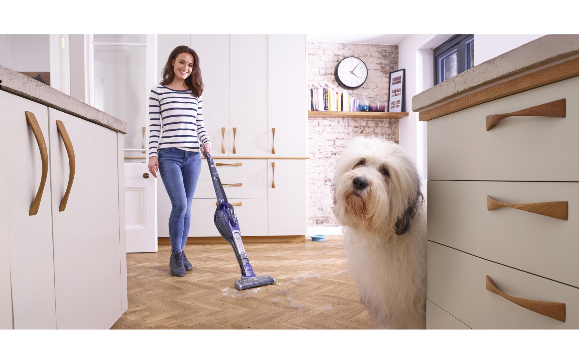 Black + Decker Akku-Hand-und Stielstaubsauger »SmartTech PET 2in1«