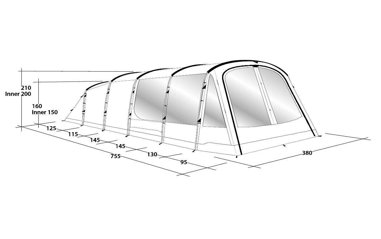 Outwell Tunnelzelt »Mallwood 7«