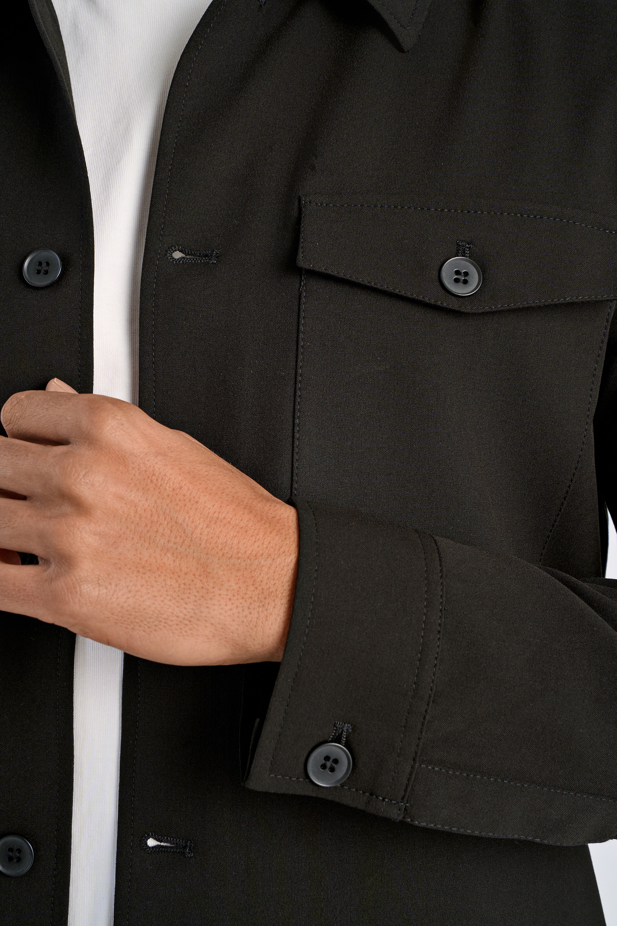 LINDBERGH Hemdjacke, ohne Kapuze, mit 2 Brusttaschen