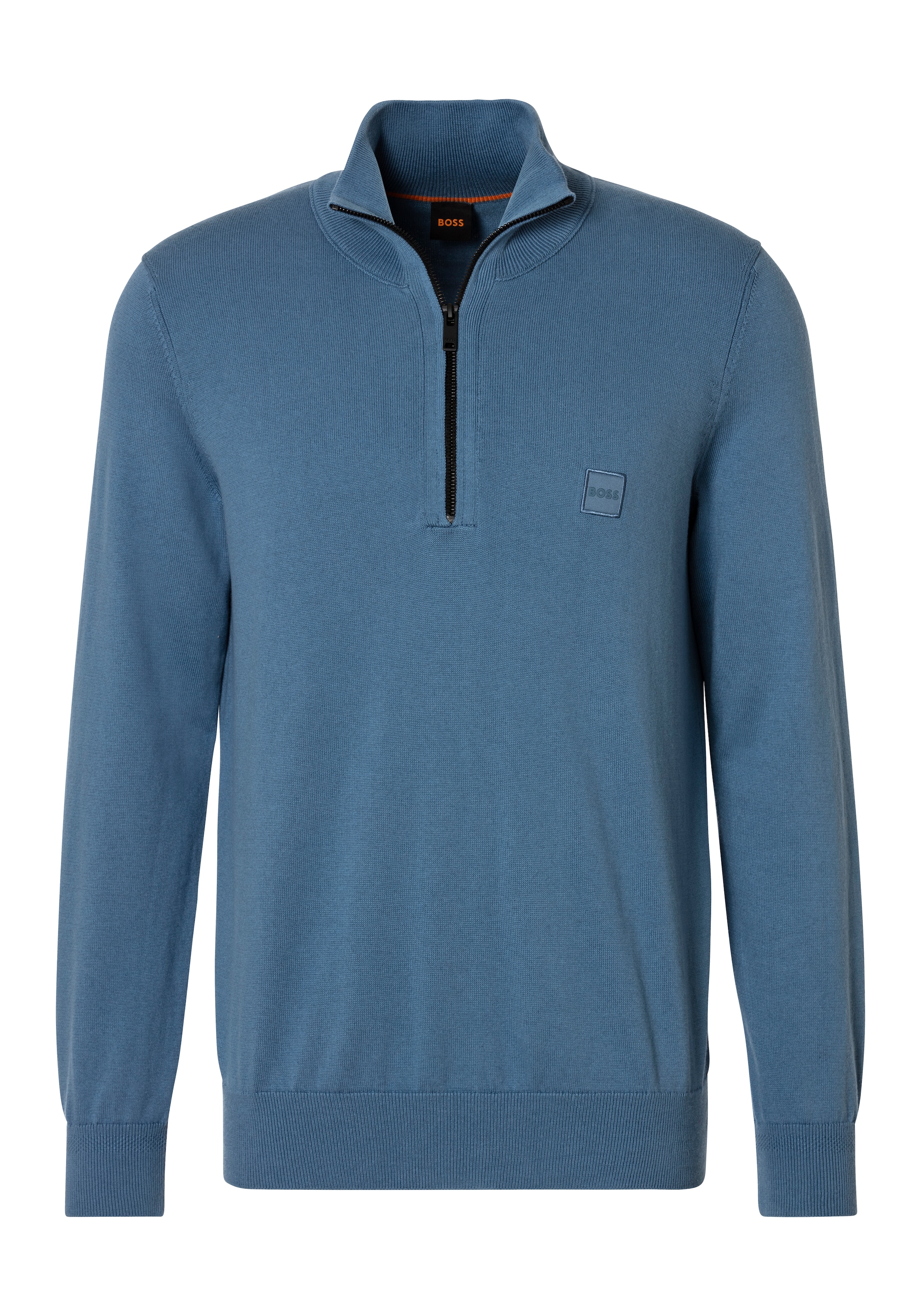 BOSS ORANGE Rollkragenpullover »Kanobix«, mit Ton-in-Ton Logo