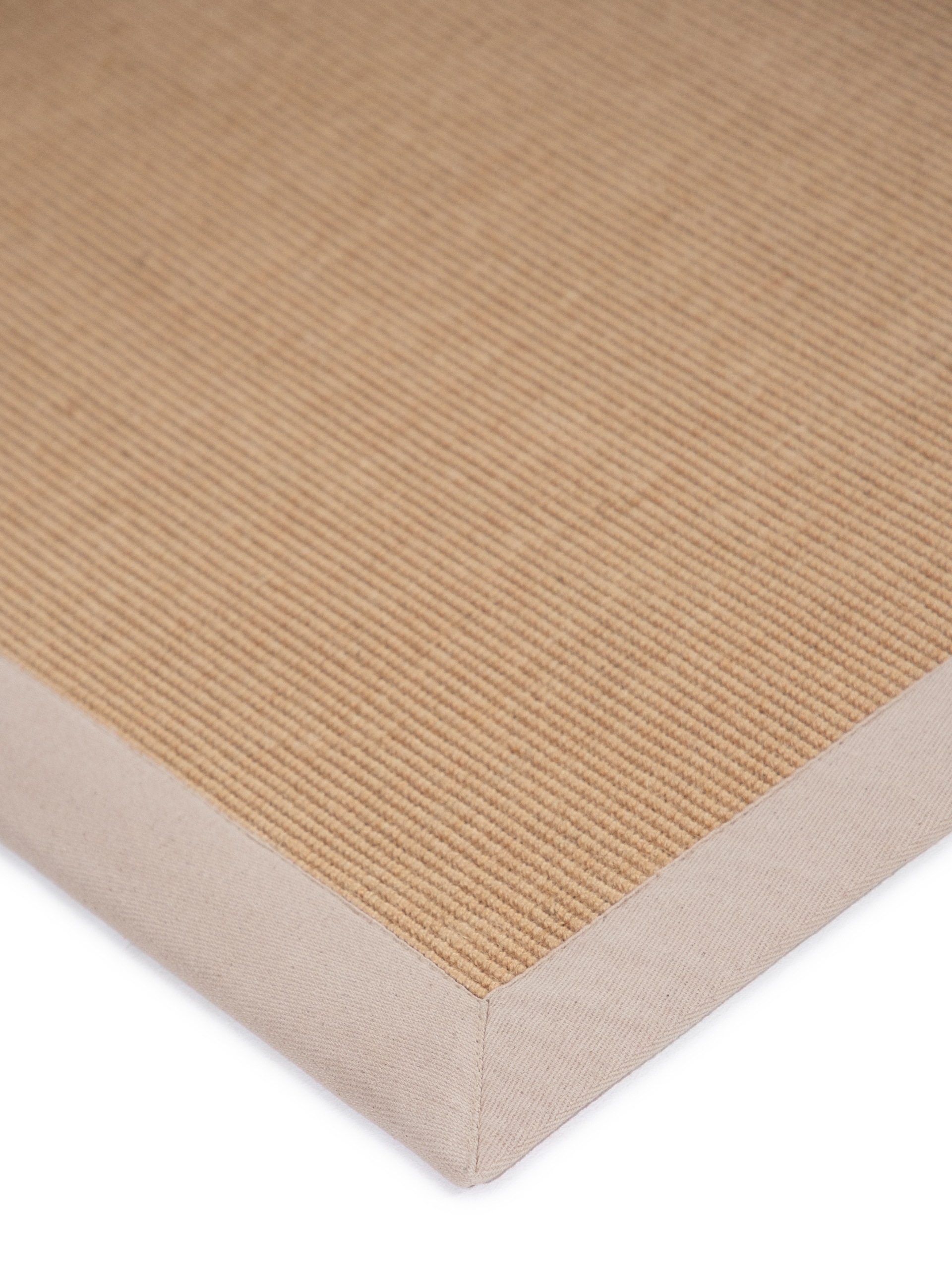 carpetfine Sisalteppich »Sisal,  auch als Läufer erhältlich«, rechteckig, 5 mm Höhe, mit farbiger Bordüre, Anti Rutsch Rückseite, viele Grössen, Wohnzimmer
