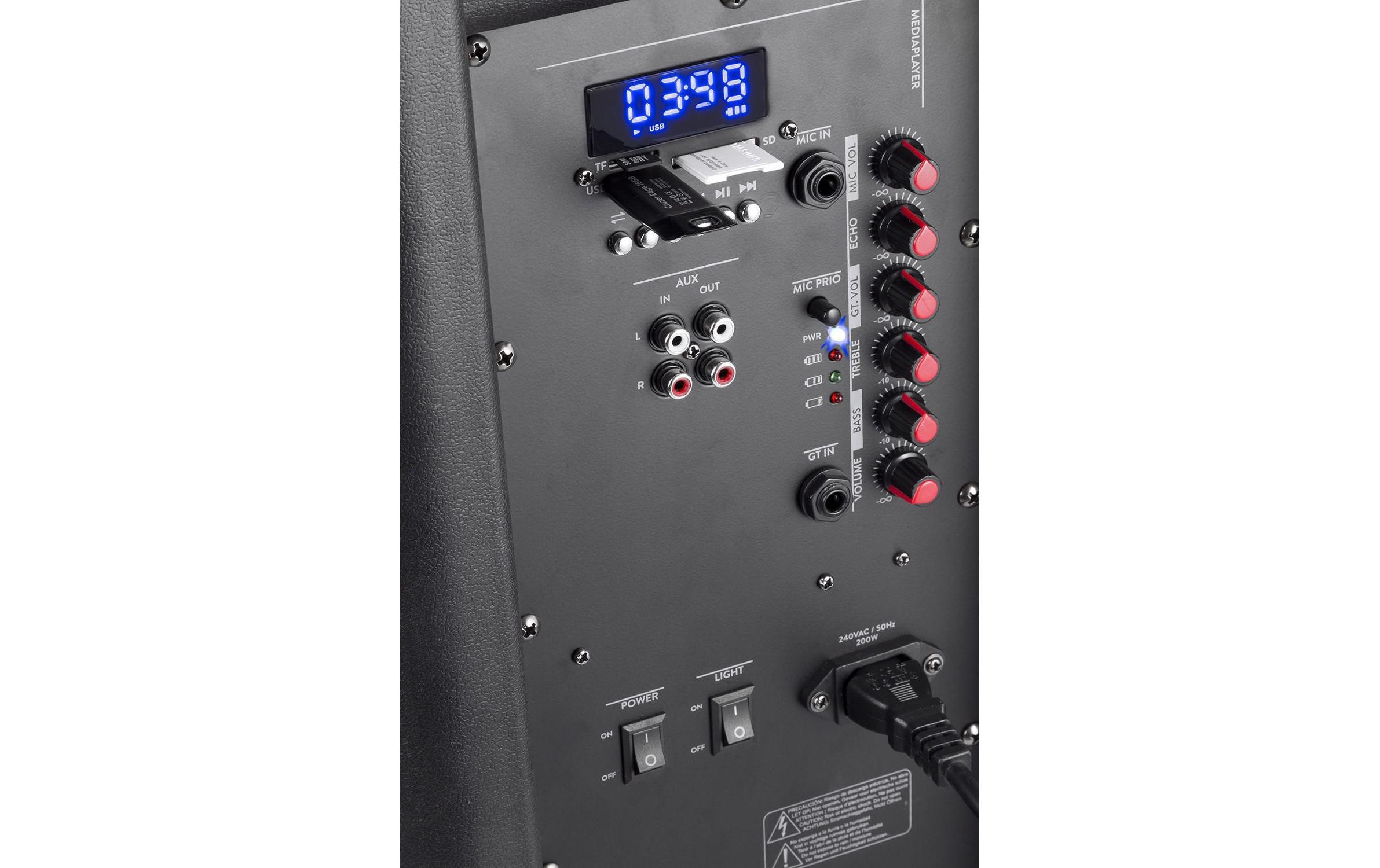 Lautsprecher »Fenton FT215LED Aktiv Trolley-Speaker«