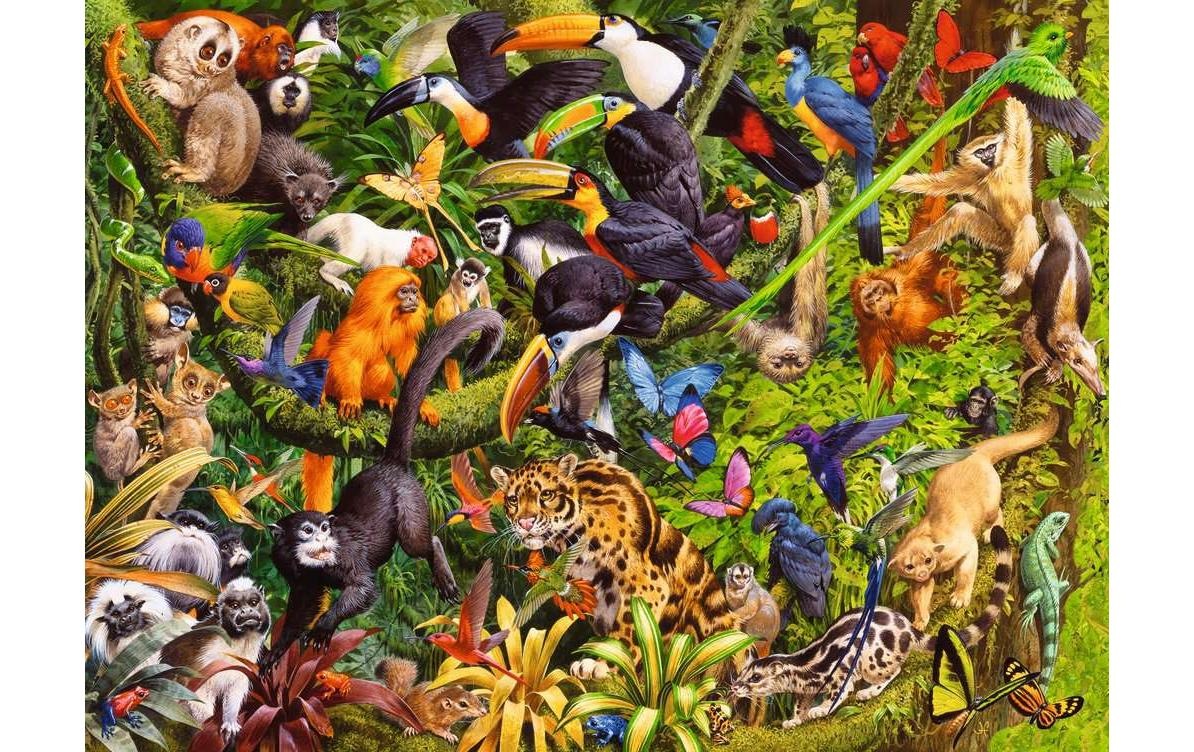 Ravensburger Puzzle »Bunter Dschungel«