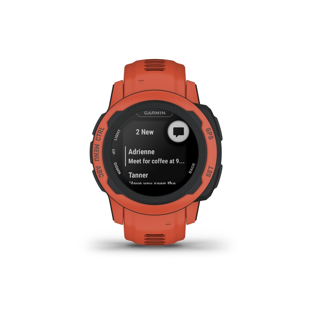Garmin Smartwatch »GARMIN Sportuhr Instinct 2S«, (Android Wear)
