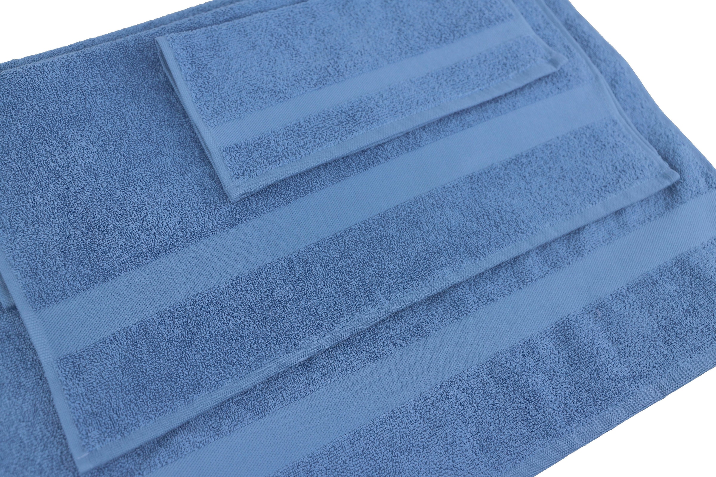 my home Handtuch Set »Nela«, Baumwolle Walkfrottier, mit Jelmoli-Versand 6 aus bestellen einfarbiges | online Bordüre, tlg., 100% Handtuch-Set Set