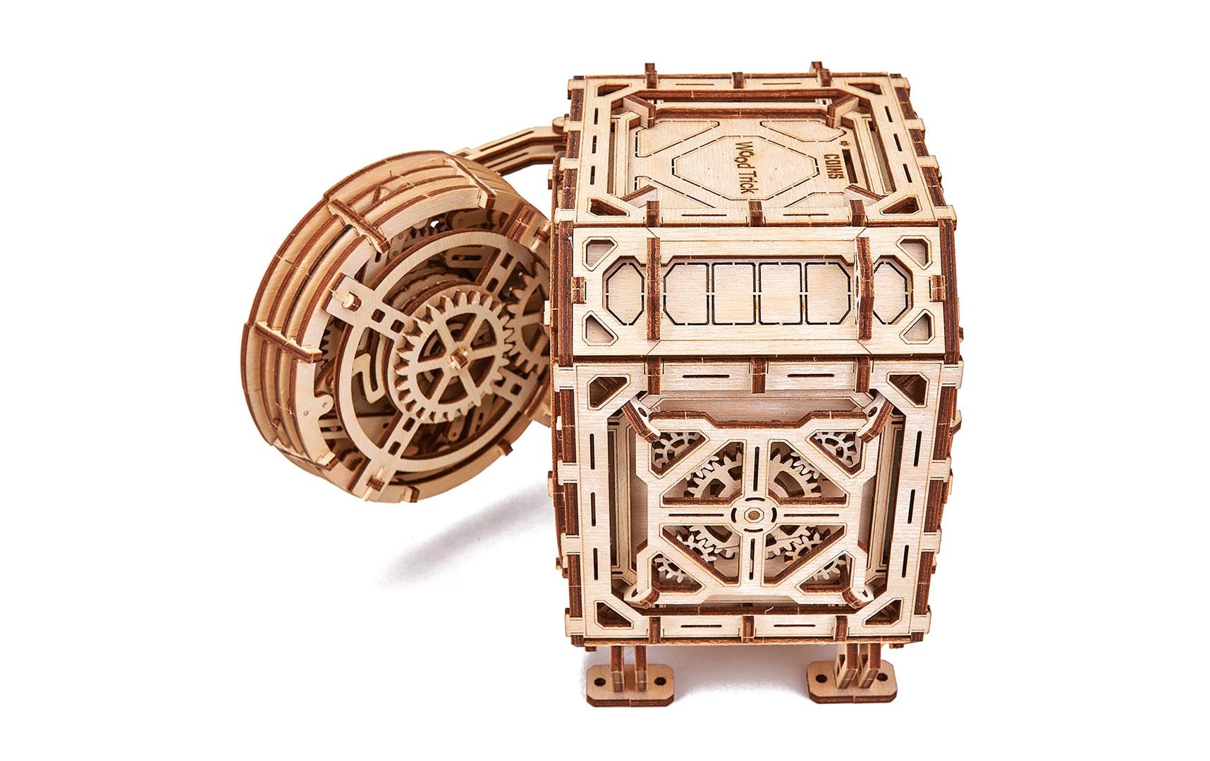 Spielbausteine »WoodTrick Mechanischer Safe«, (259 St.)