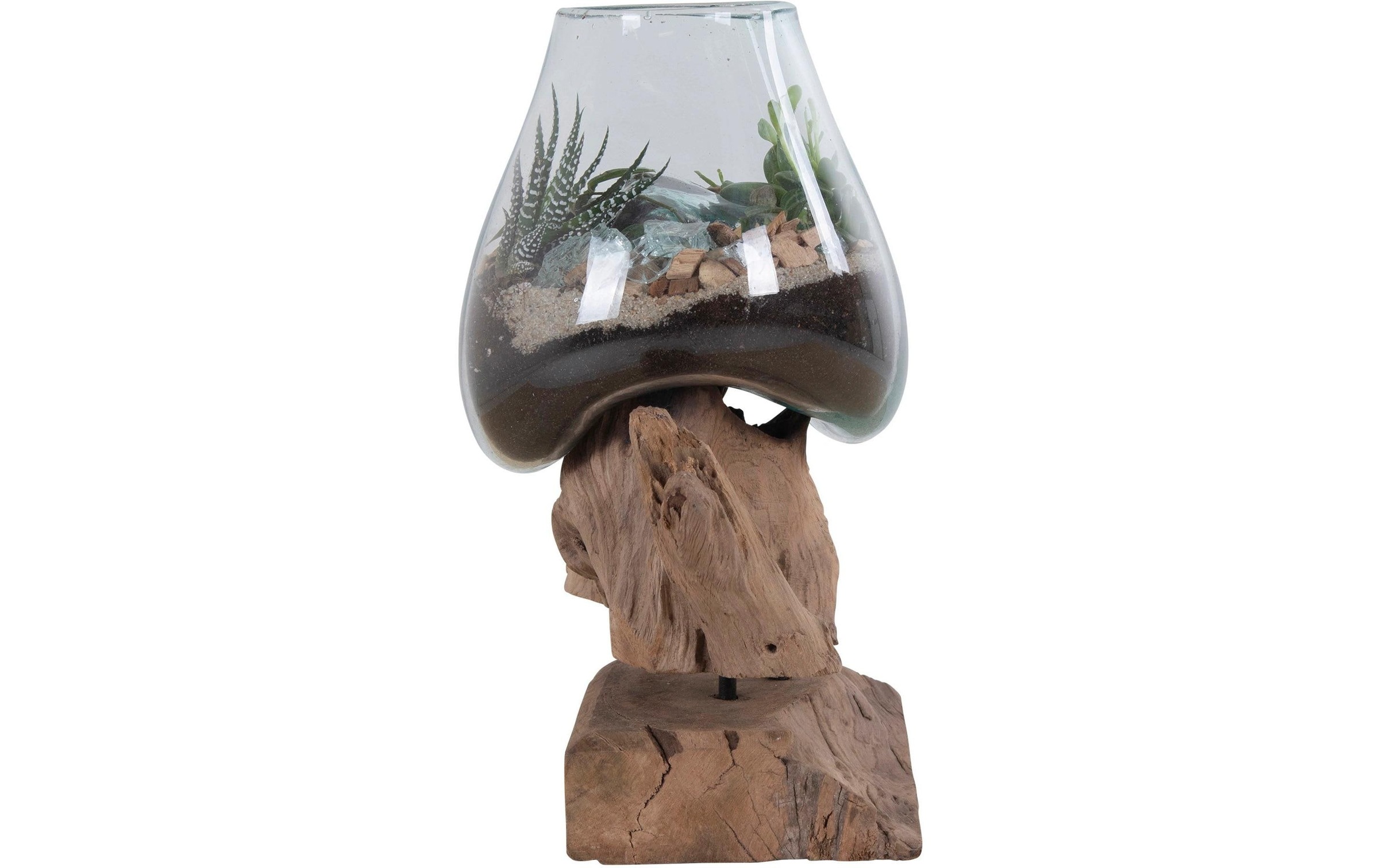 House Nordic Dekoschale »San Marino 25 x 18 x 15 cm 1«, Holzart: Teakholz (Indonesien)