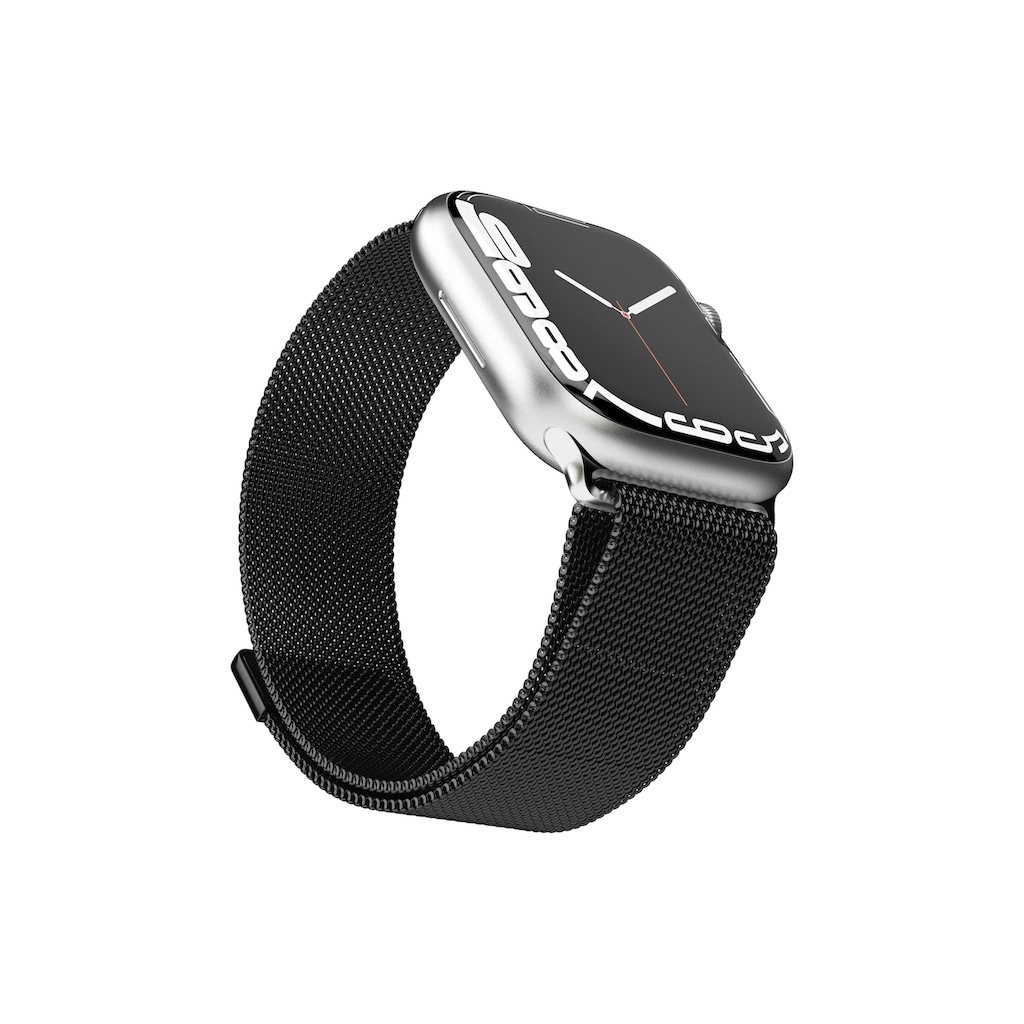 VONMÄHLEN Uhrenarmband »Milanese Loop Apple Watch 42/44/45/49 mm Black«