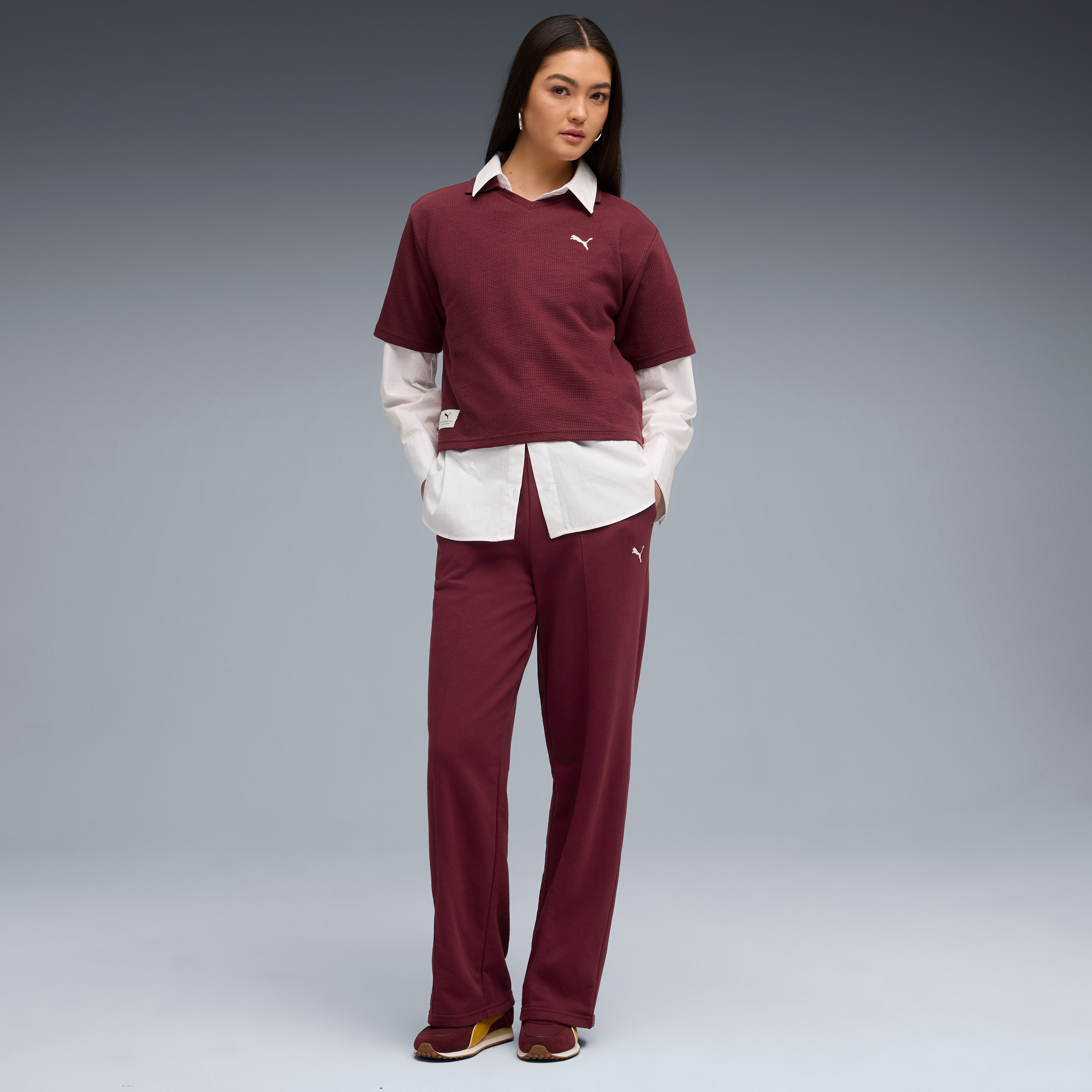 PUMA Trainingshose »CLASS COMFORT PINNACLE HIGH-WAIST STRAIGHT PANTS TR OP«