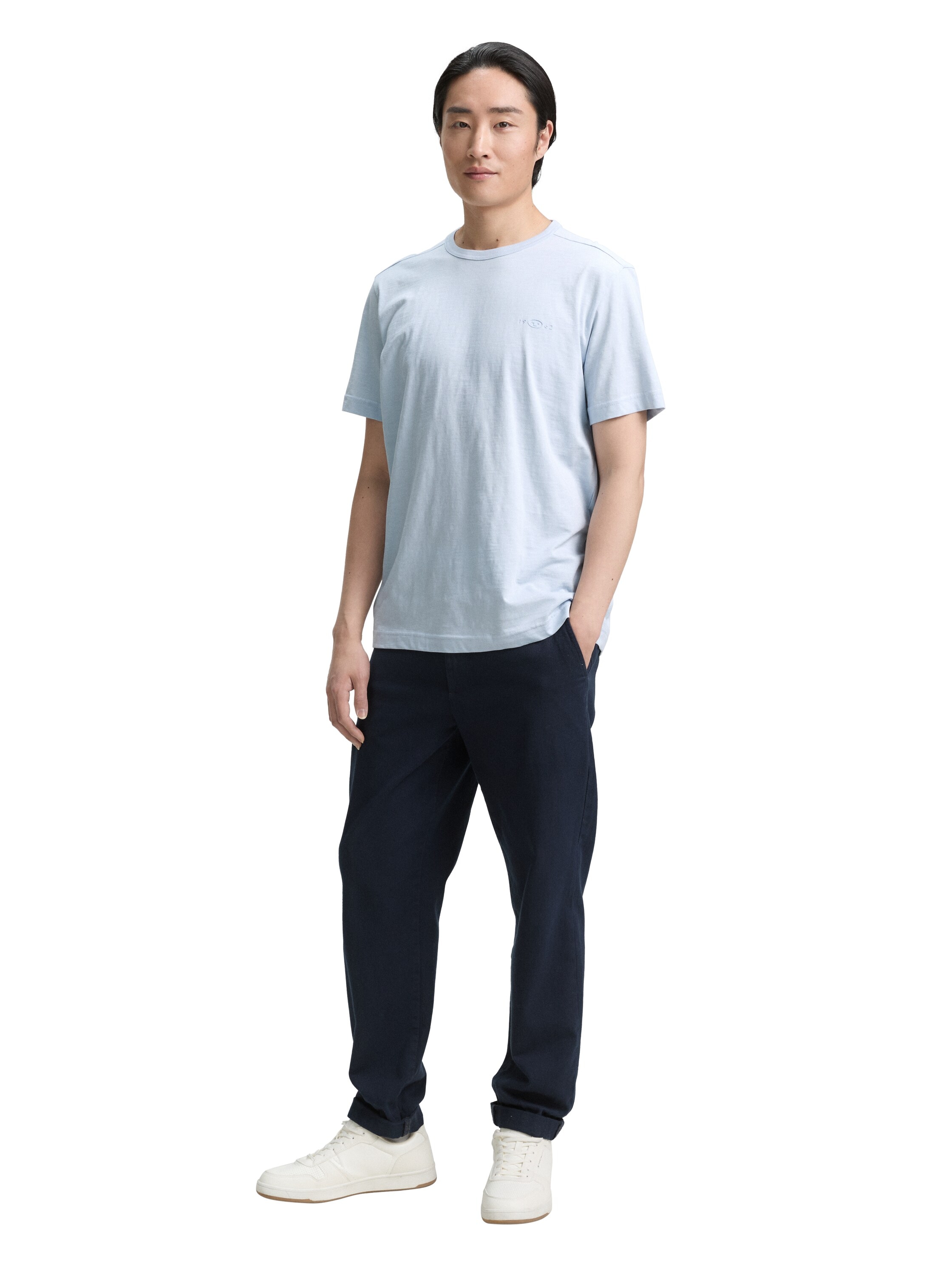 TOM TAILOR T-Shirt, mit Logo Stickerei