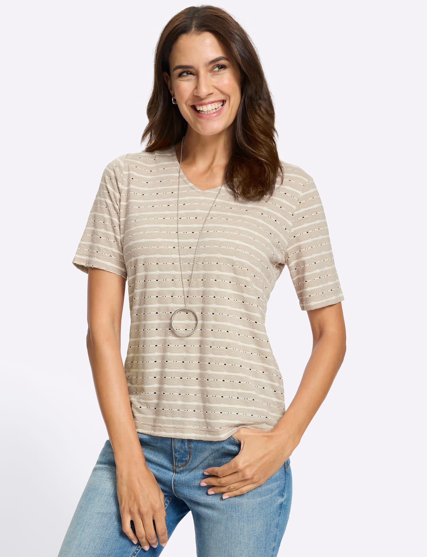 Inspirationen V-Shirt »V-Shirt« 1 tlg.