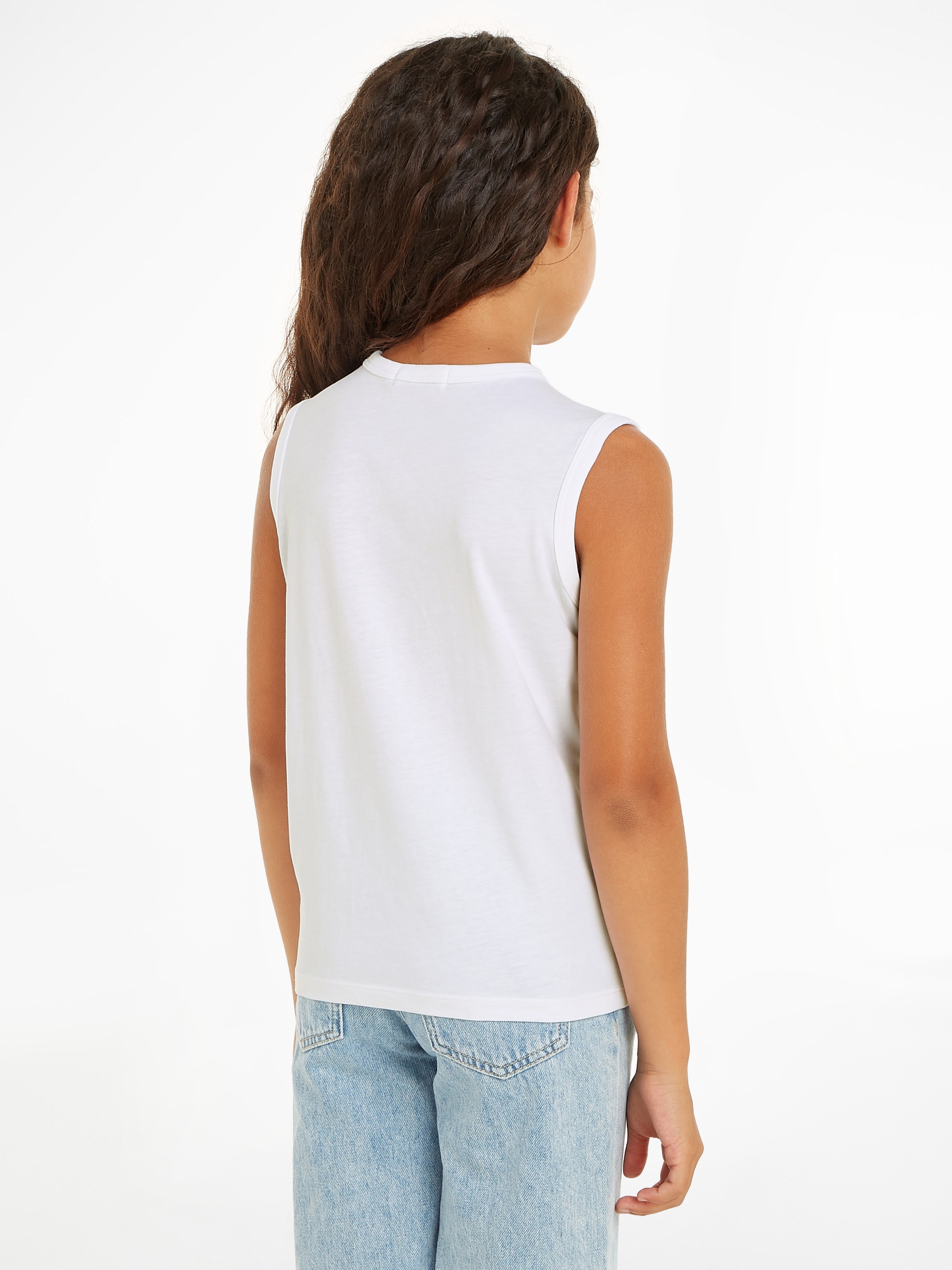Calvin Klein Jeans Tanktop »MONO MINI BADGE REG. TANK TOP«, Kinder bis 16 Jahre