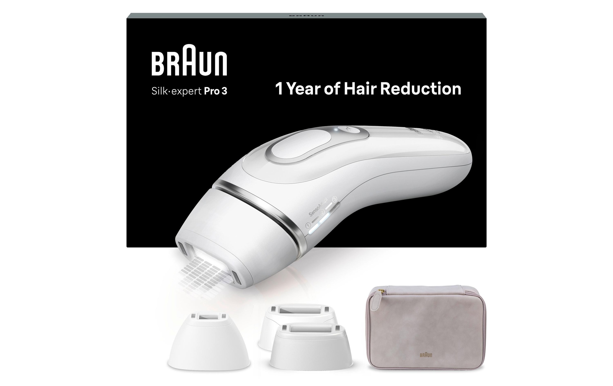 Braun IPL-Haarentferner »Silk-expert Pro 3 PL3230«, 100 Lichtimpulse