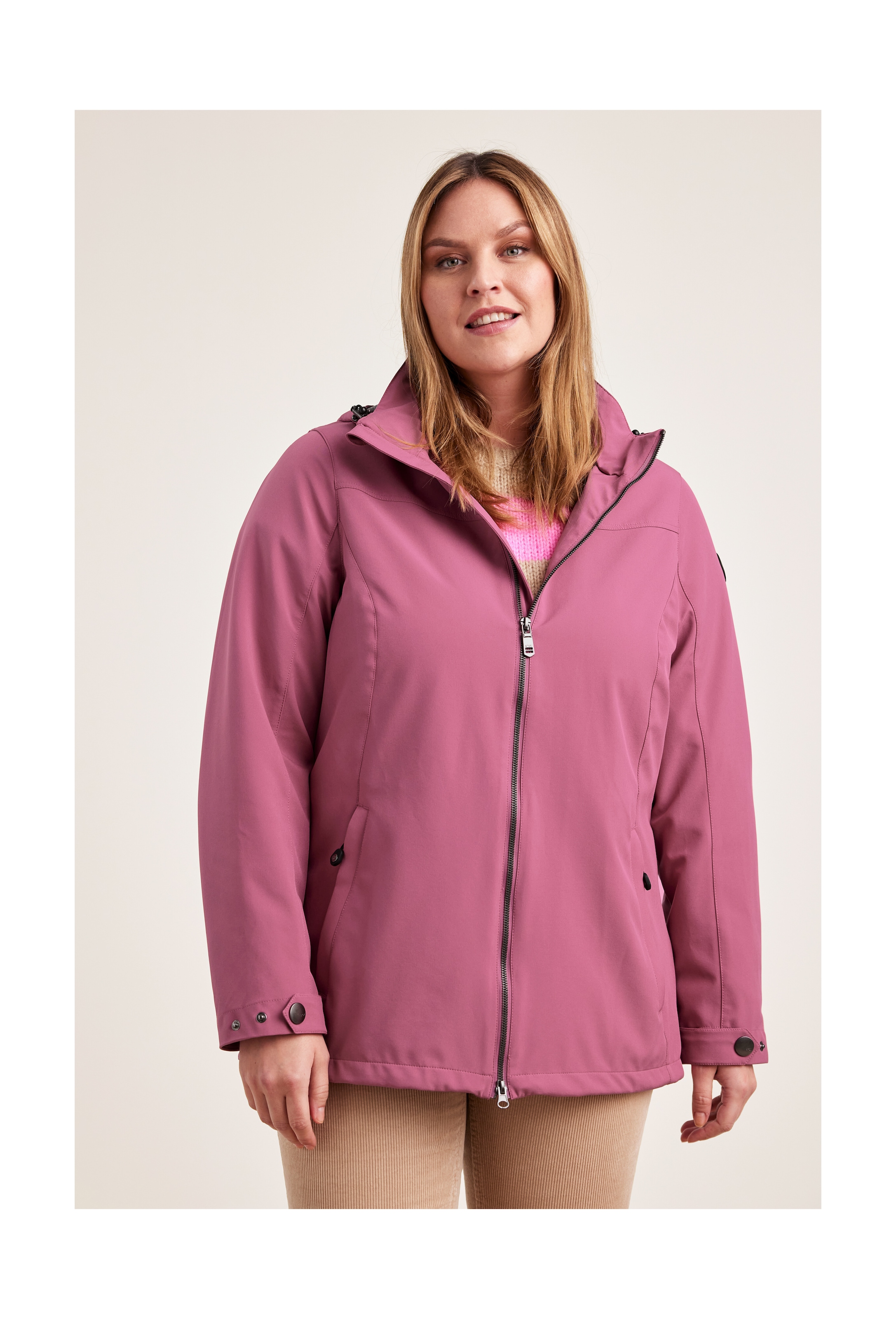 STOY Softshelljacke »STS 1 WMN SFTSHLL JCKT«, Damen Softshelljacke: wasserabweisend, winddicht, atmungsaktiv