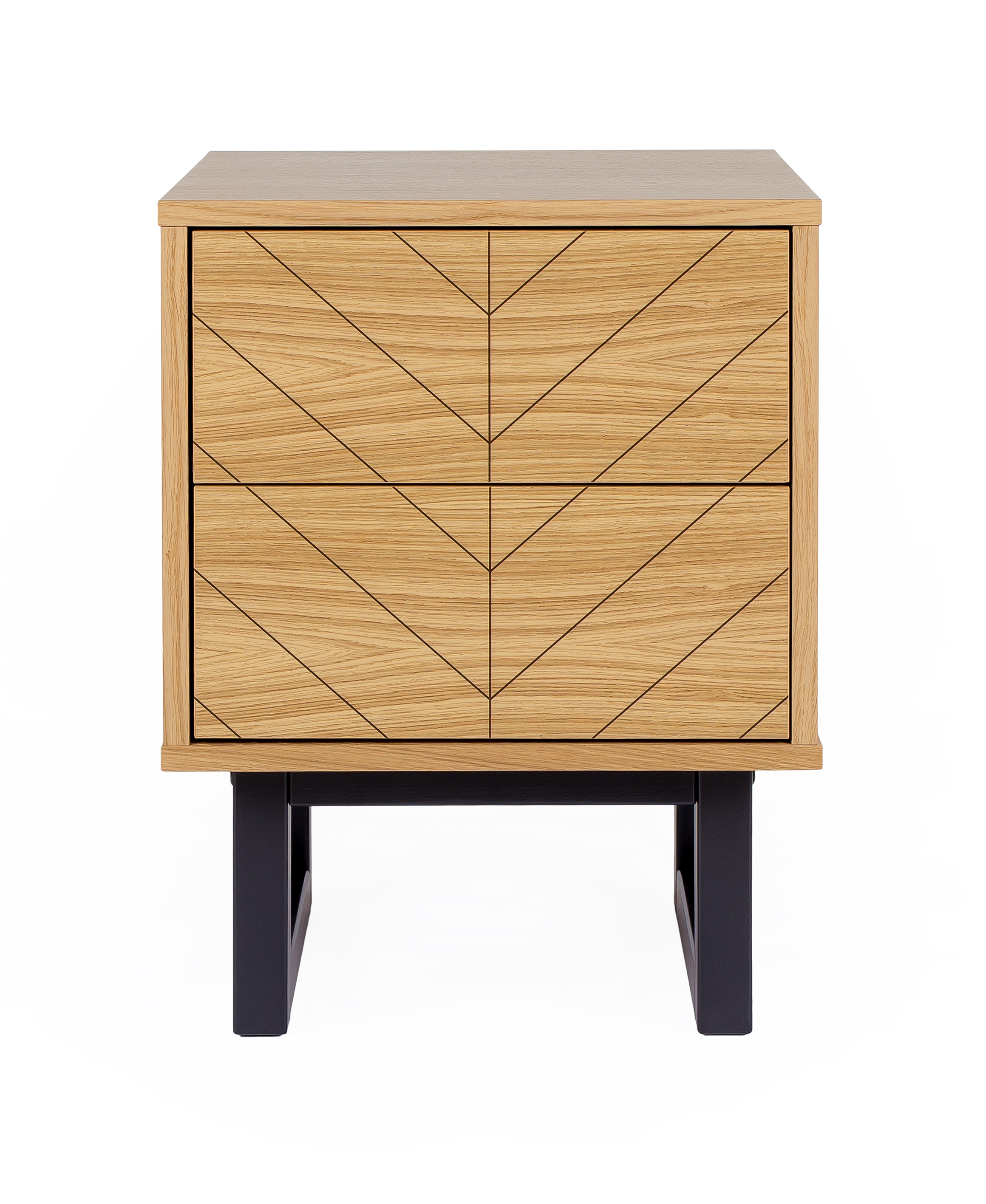 Woodman Nachttisch, Holzfurnier aus Eiche, FSC®-zertifiziert