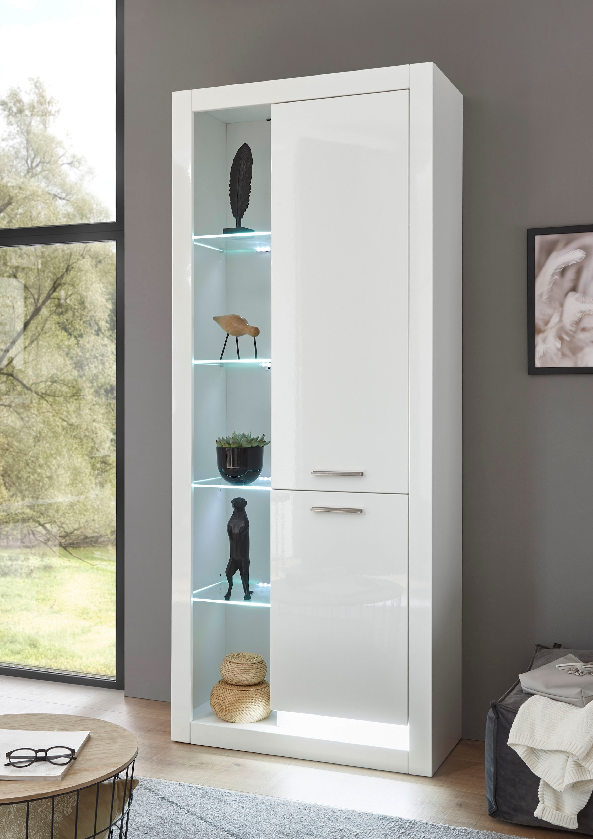 ❤ Places of Style Vitrine »MERAN«, Höhe ca. 196 cm bestellen im  Jelmoli-Online Shop