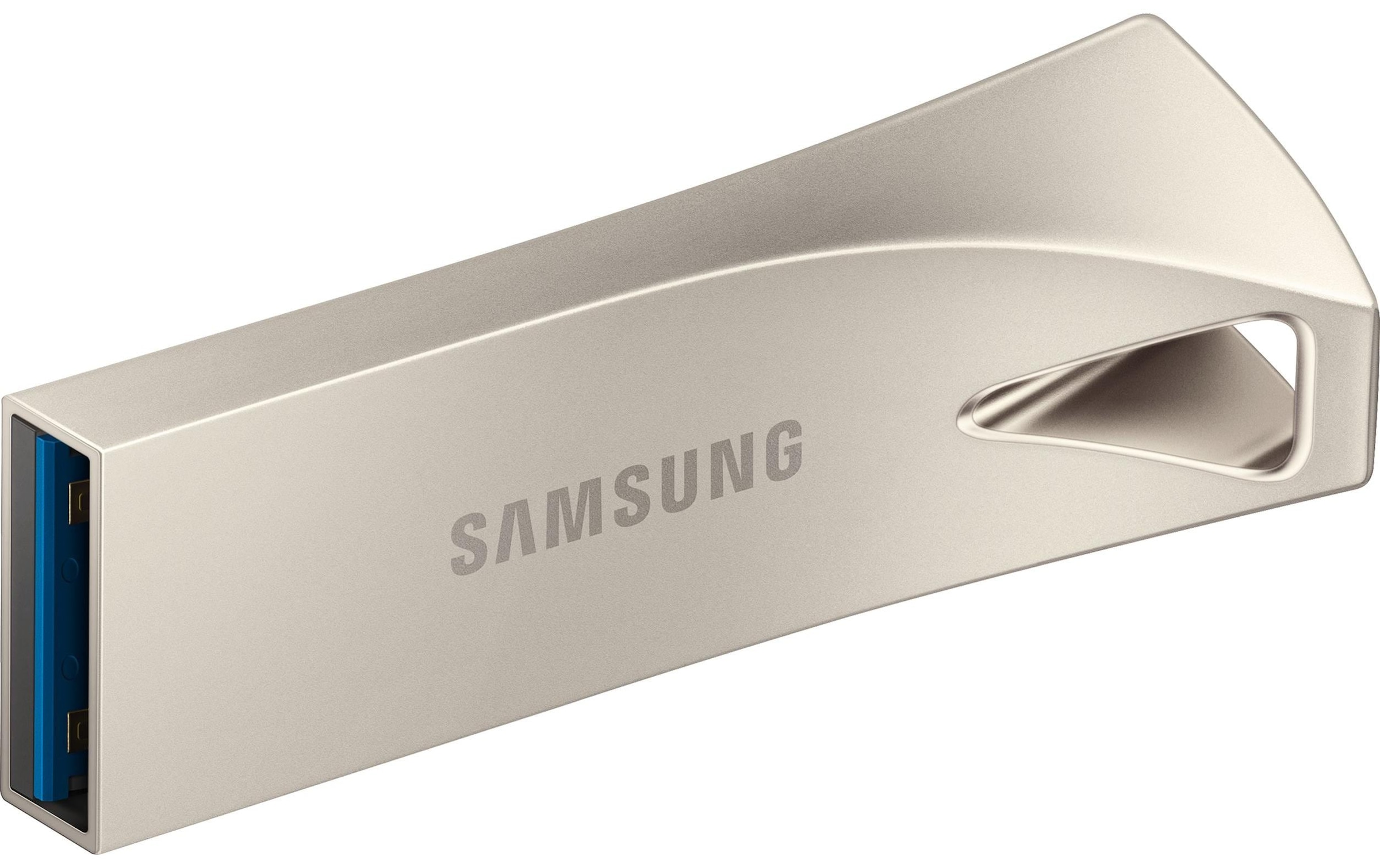 Samsung USB-Stick »USB3.1 Bar Plus Titan 128GB«, (Lesegeschwindigkeit 400 MB/s)