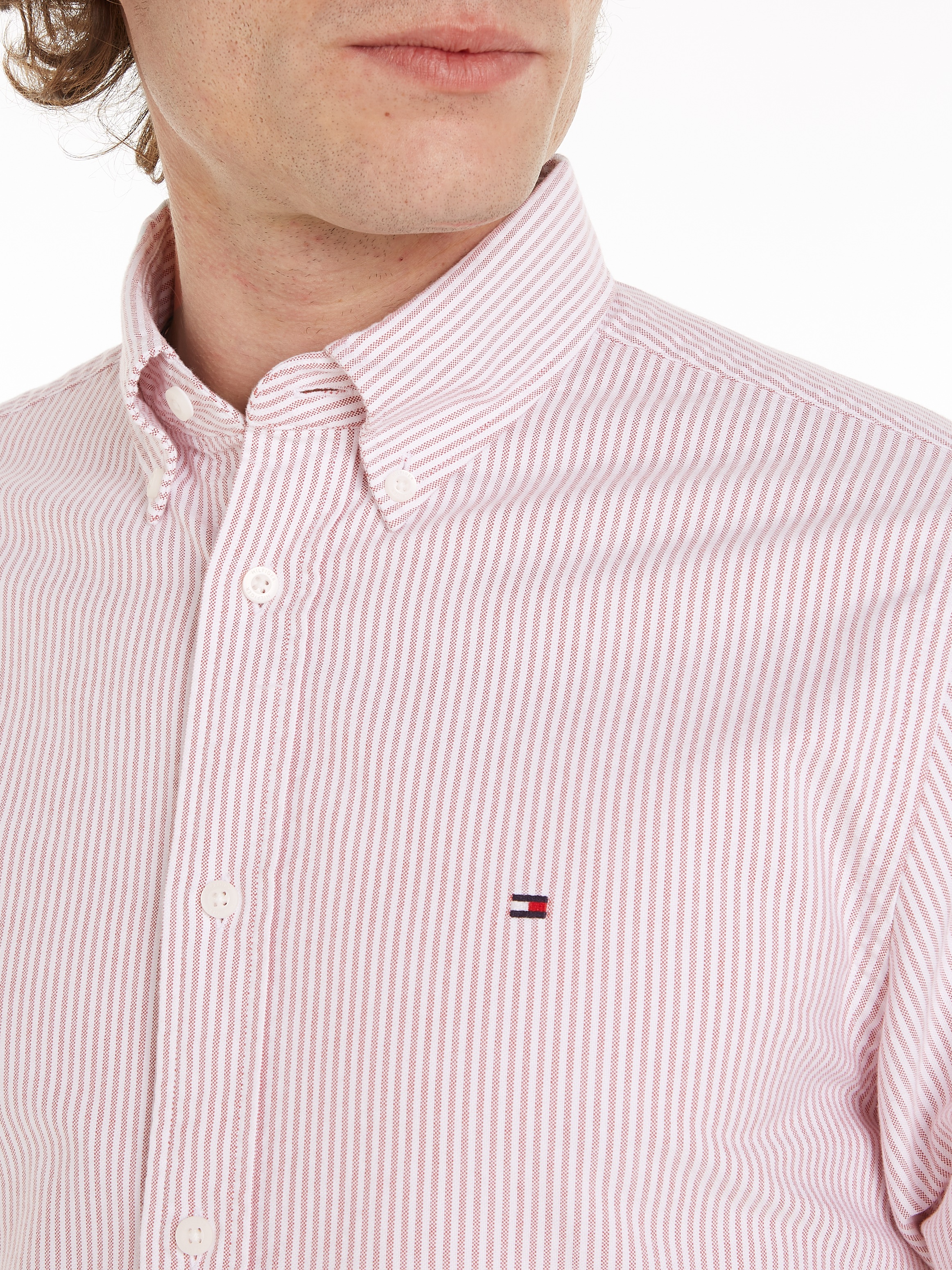 Tommy Hilfiger Langarmhemd »HERITAGE OXFORD STRIPE RF SHIRT«