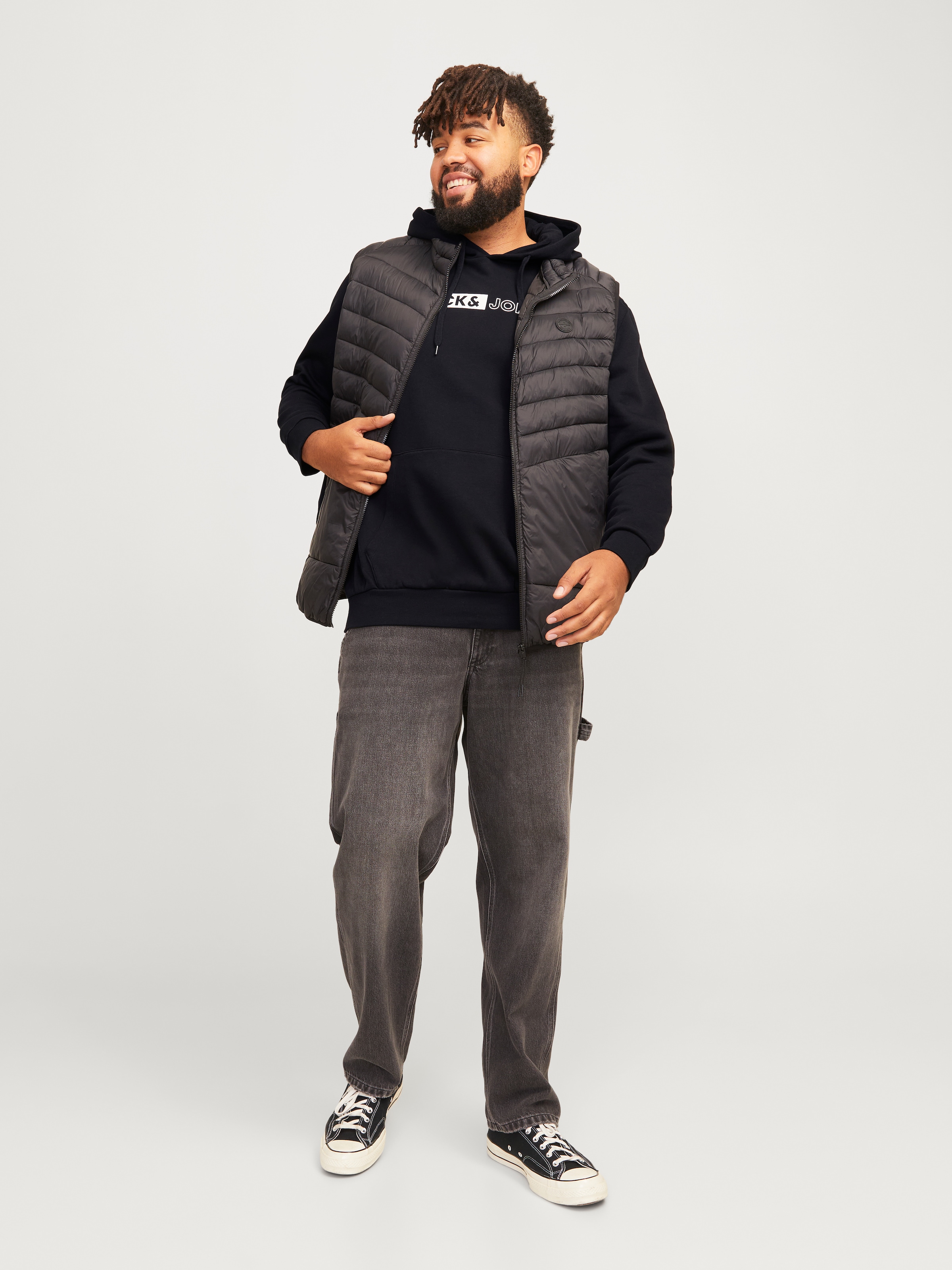 Jack & Jones PlusSize Hoodie »JJECORP LOGO SWEAT HOOD PLAY NOOS PLS«