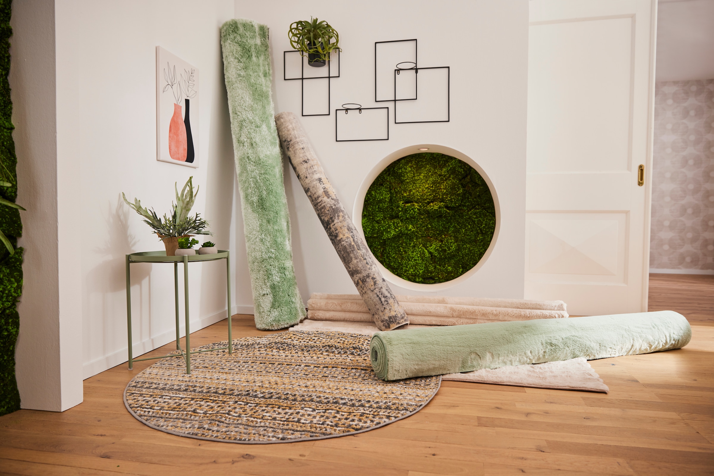 my home Teppich »Melanie, Kunstfellteppich, besonders weich, Hoch-Tief-Effekt«, rechteckig, 28 mm Höhe, Kaninchenfell Optik, Wohnzimmer, Schlafzimmer, auch als Läufer