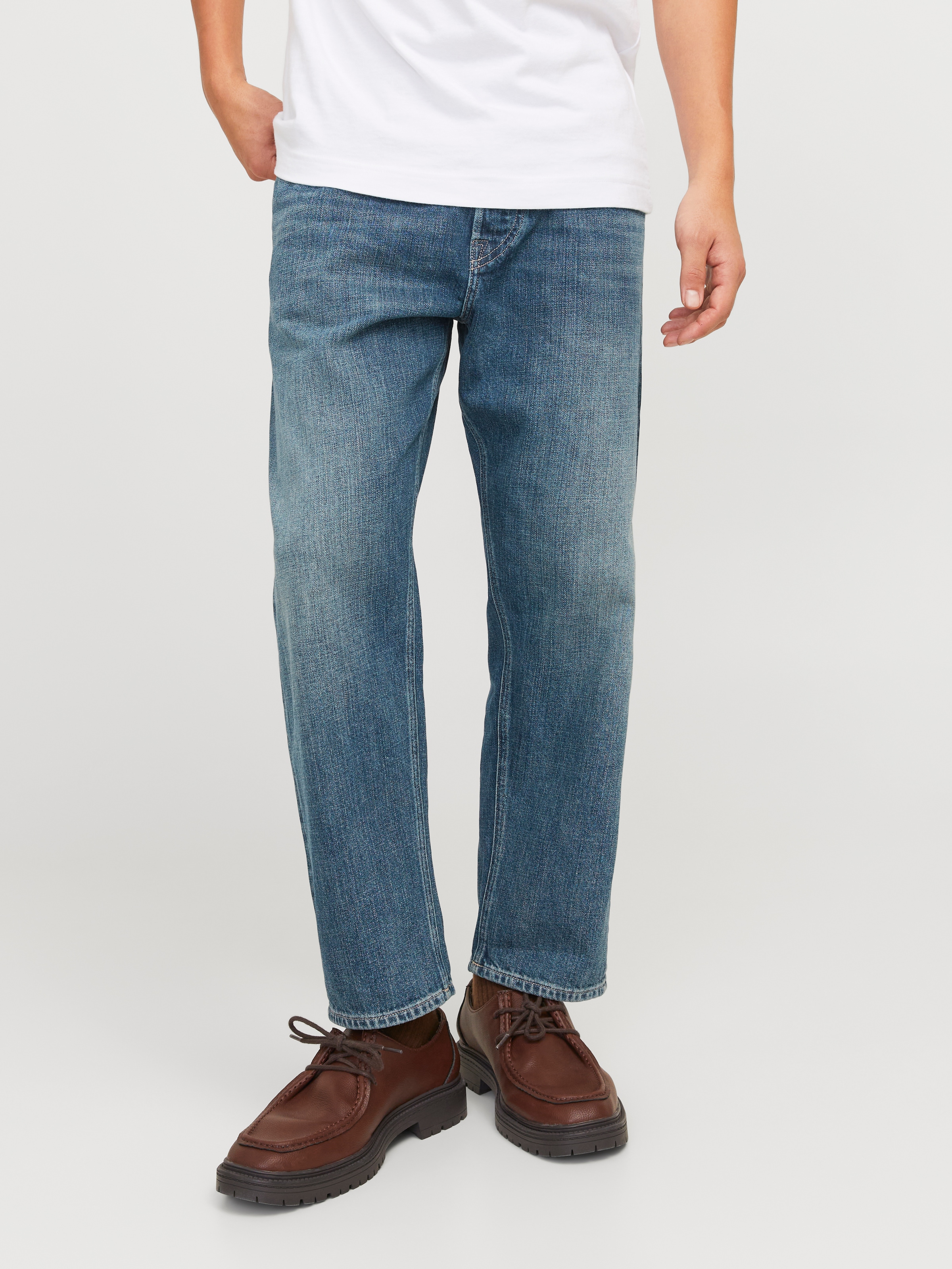 Jack & Jones Tapered-fit-Jeans »JJIMIKE JJWELLS JJ« Baumwollmischung, comfort fit