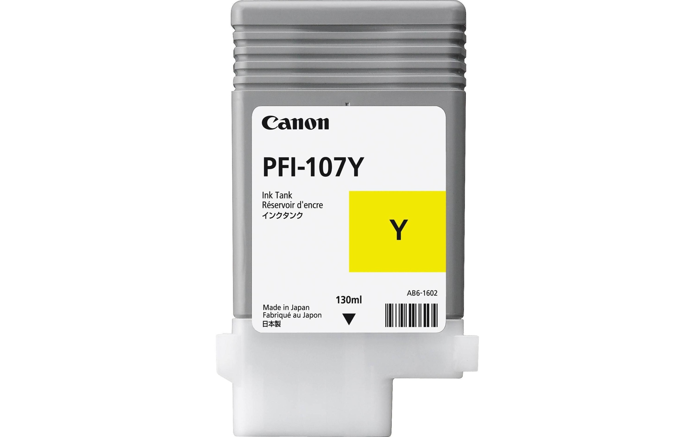 Canon Tintenpatrone »PFI-107Y Yellow«