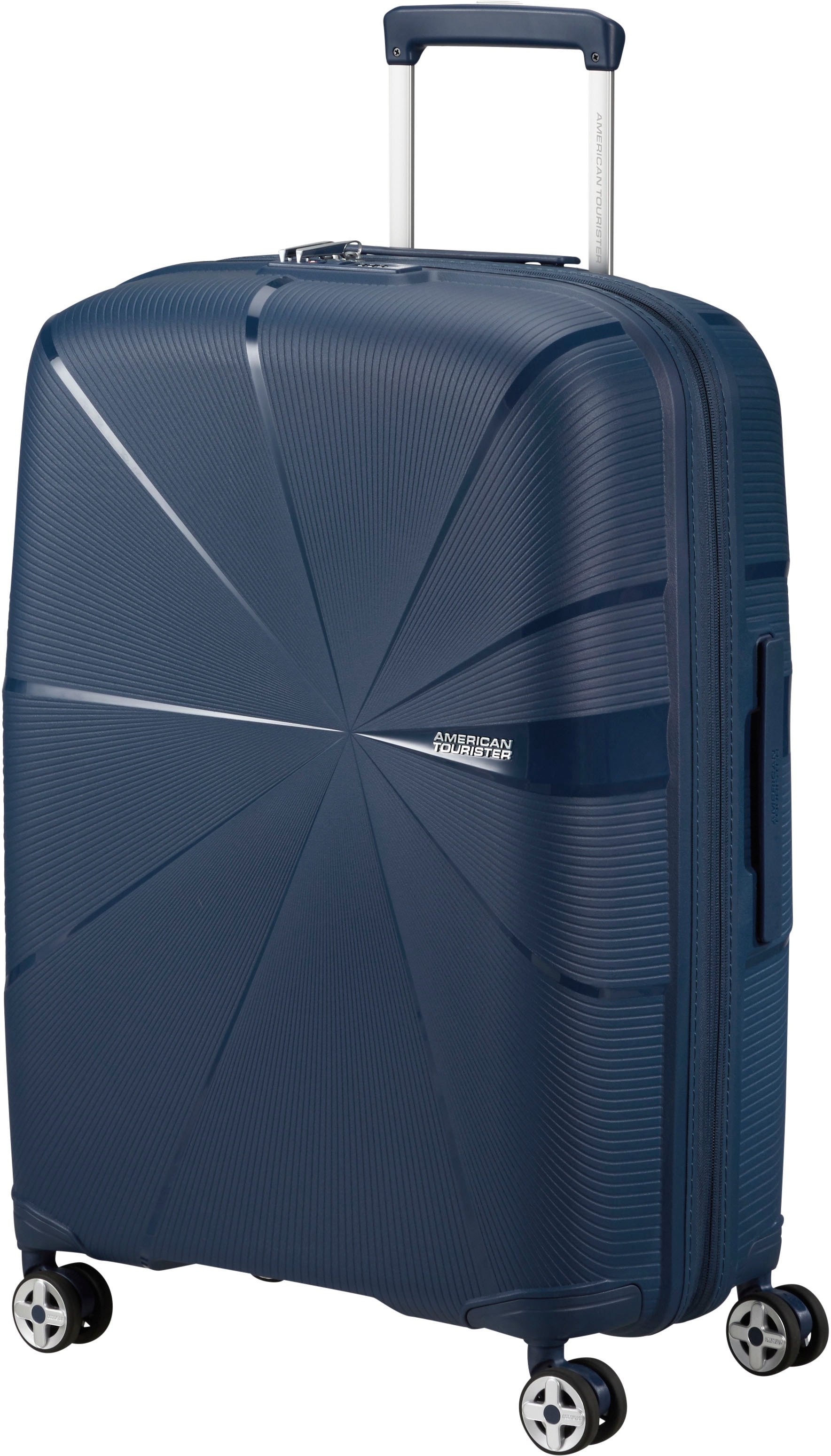 American Tourister® Hartschalen-Trolley »STARVIBE 67«, 4 Rollen, mit Volumenerweiterung; enthält recyceltes Material