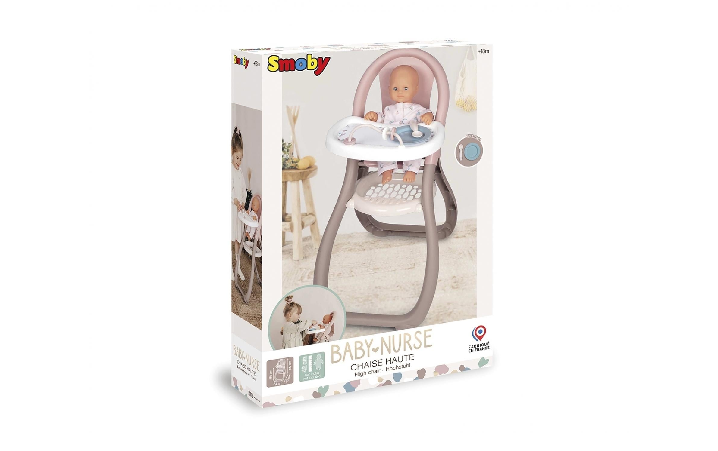 Smoby Puppenmöbel »Baby Nurse Hochstuhl«