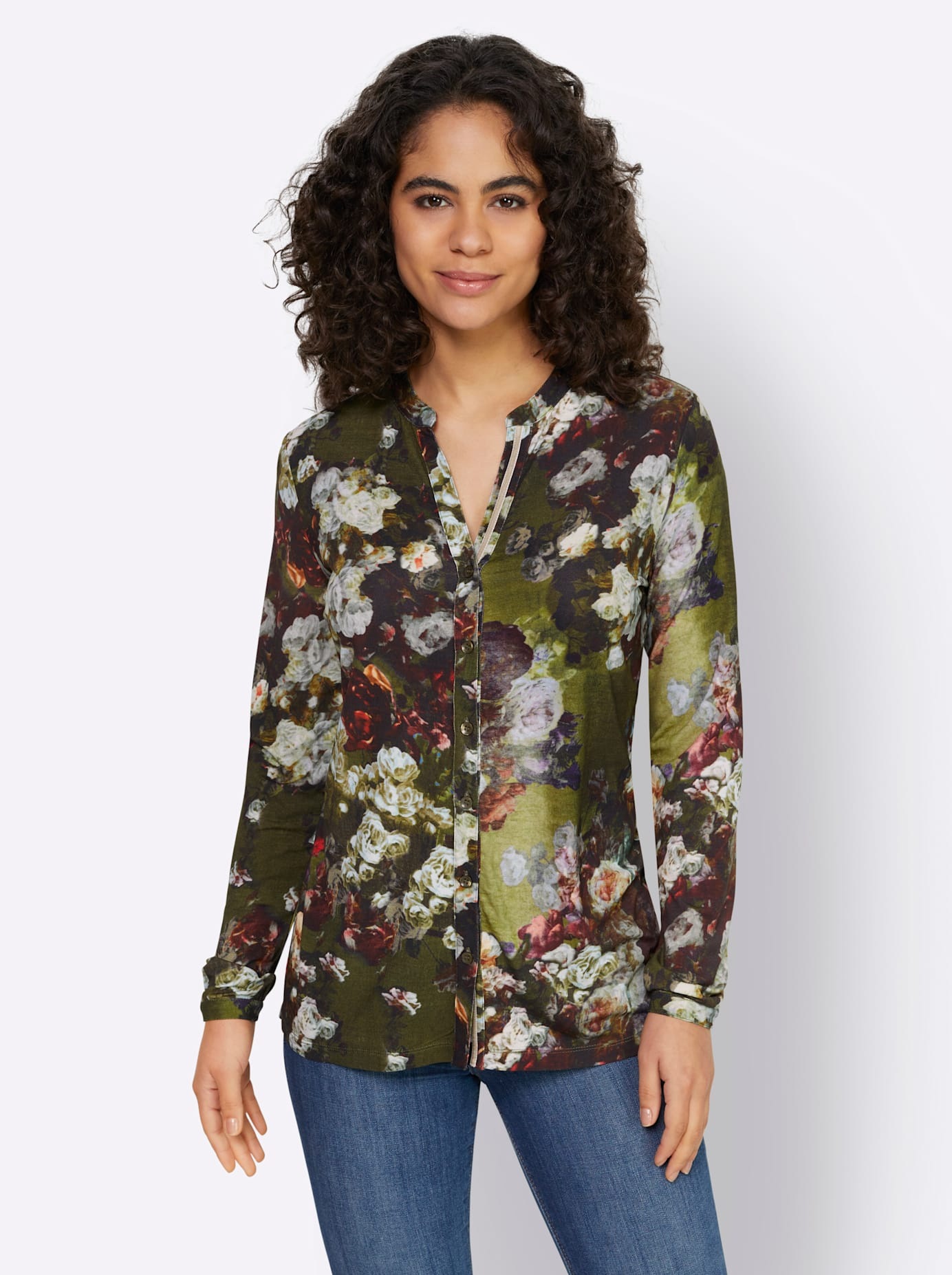 LINEA TESINI by heine Blusenshirt "Shirtbluse" 1 Stk.