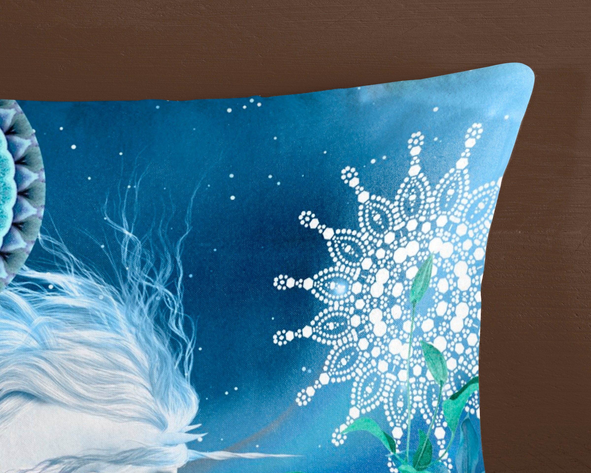 hip Wendebettwäsche »Lumi«, Biber, 135x200, Warm, Weich, Wendeoptik, Reissverschluss, Winter, Blau
