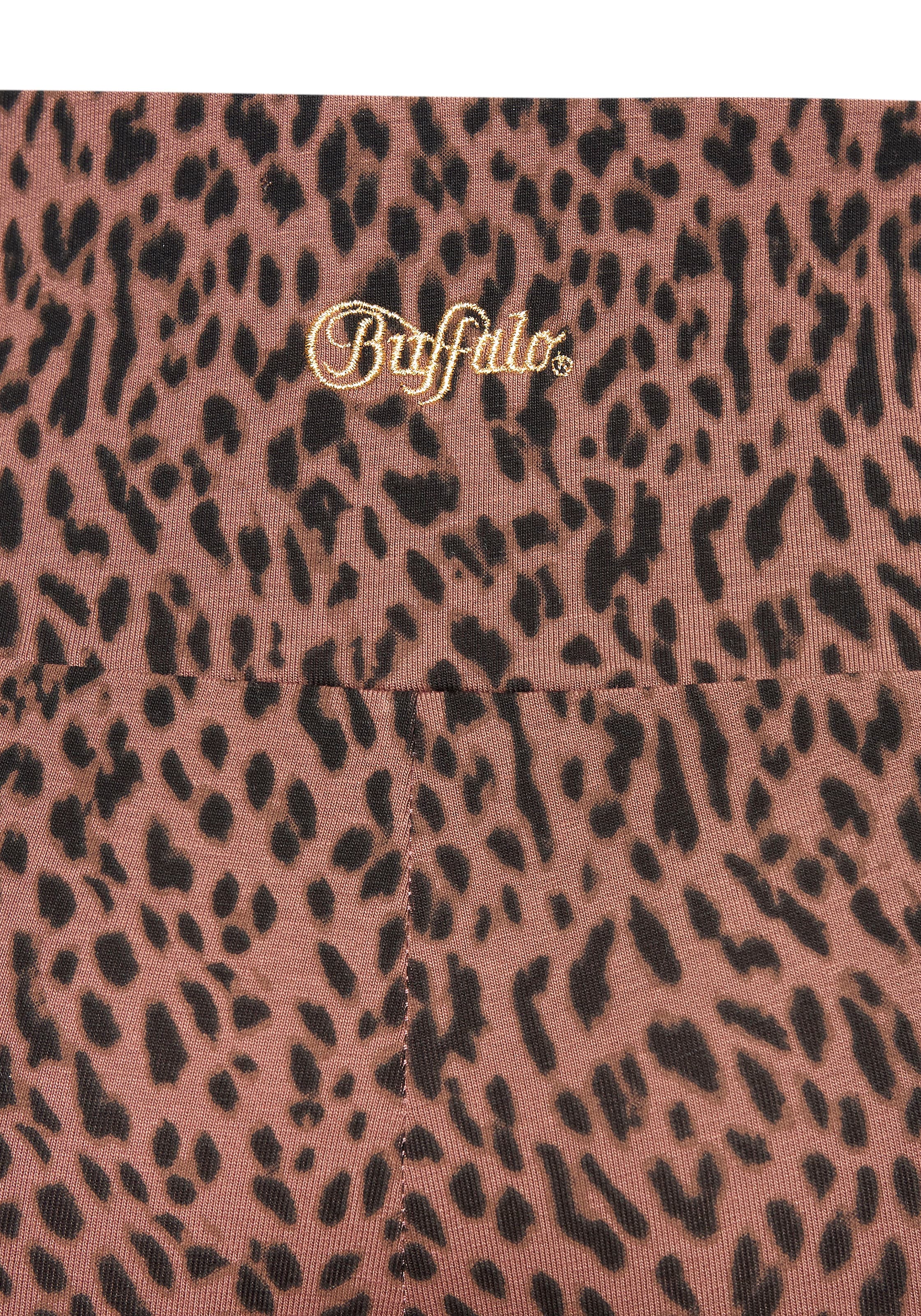 Buffalo Leggings, in modischer Allover Leo-Optik