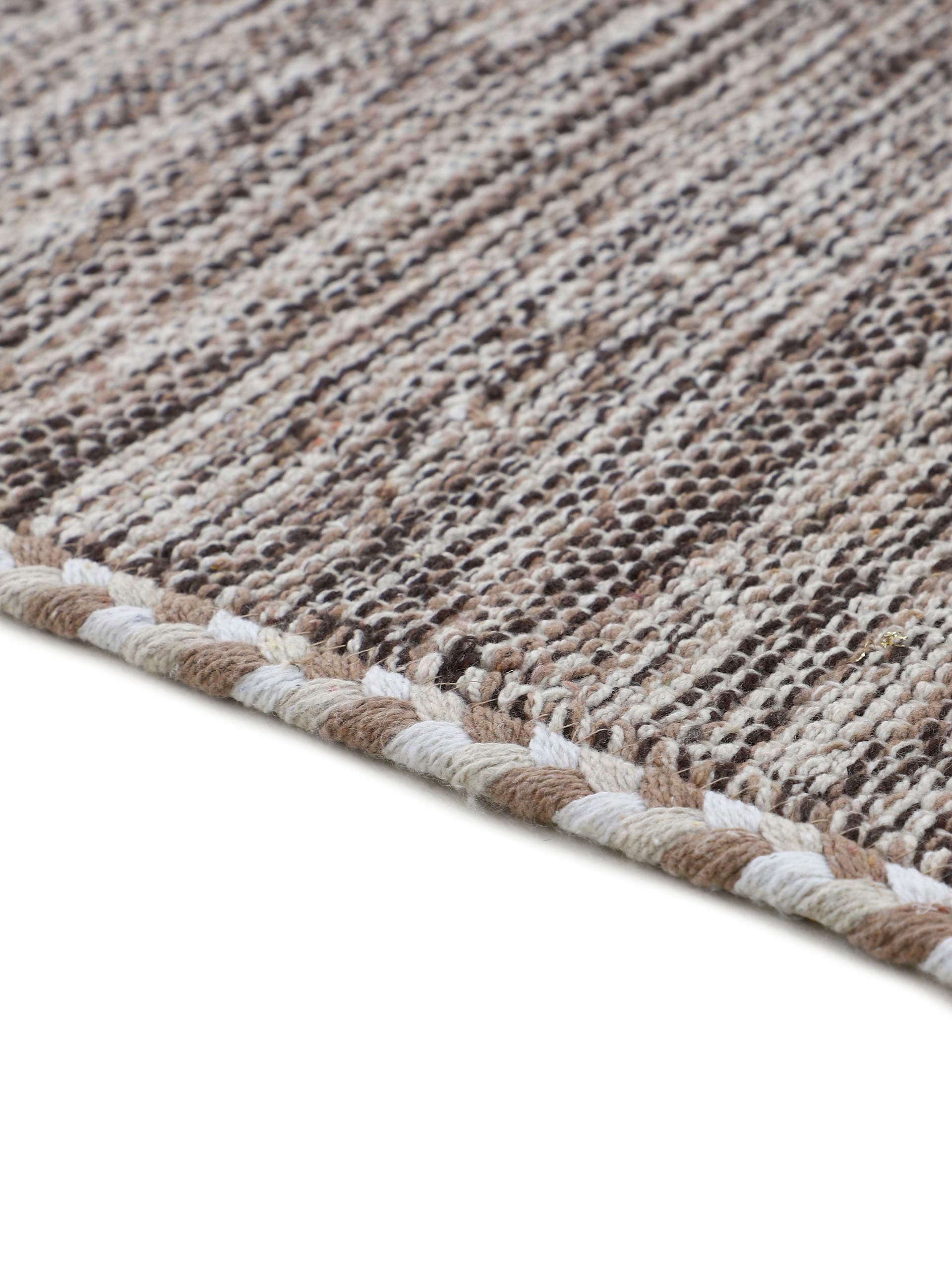 carpetfine Teppich »Kelim Azizi«, rechteckig, 5 mm Höhe, Baumwolle, Wendeteppich mit Fransen, Wohnzimmer