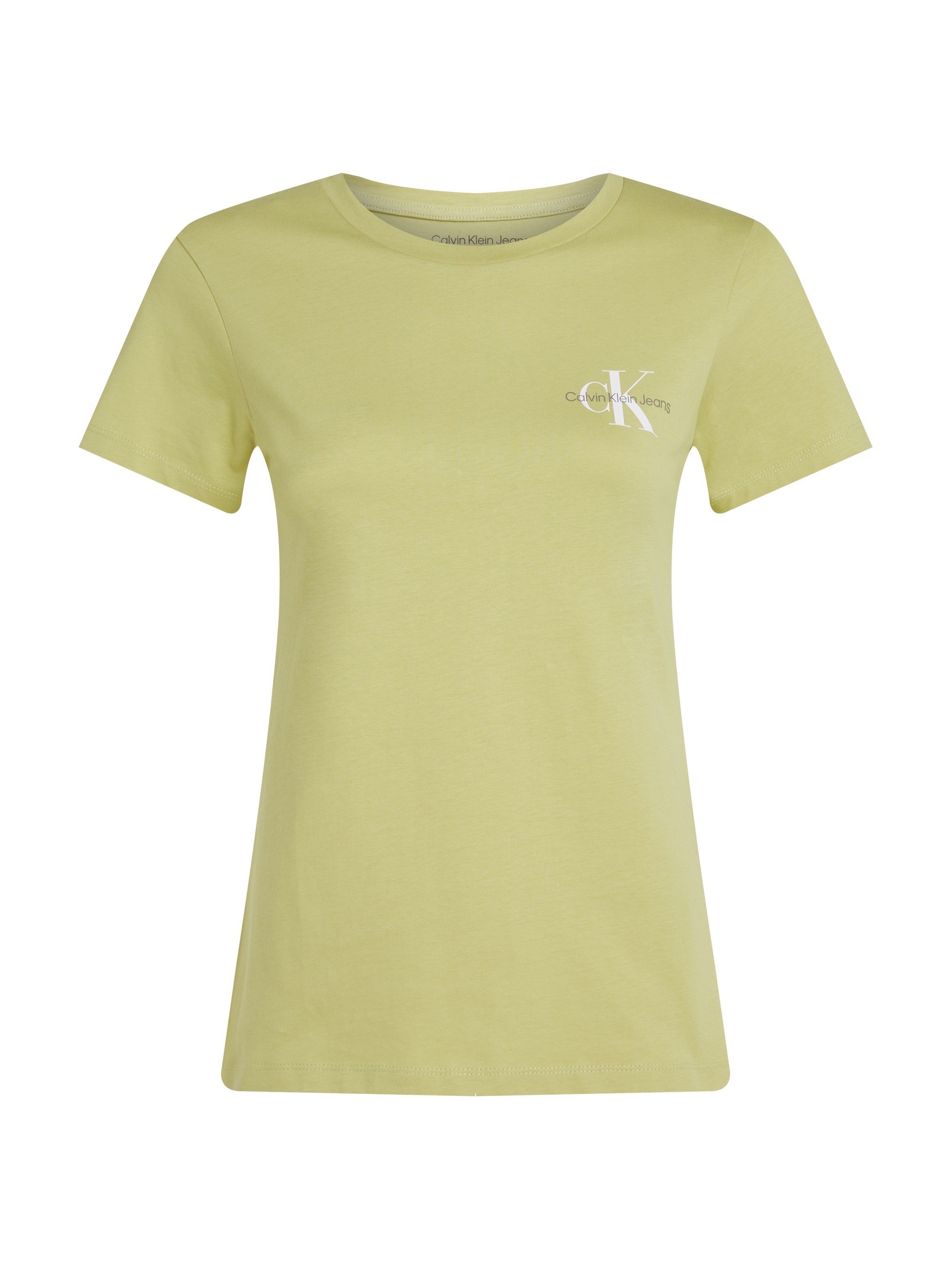 Calvin Klein Jeans Rundhalsshirt »2-PACK MONOLOGO SLIM TEE«, (Packung, 2 tlg., 2er-Pack), mit Calvin Klein Jeans Logoprint auf der Brust