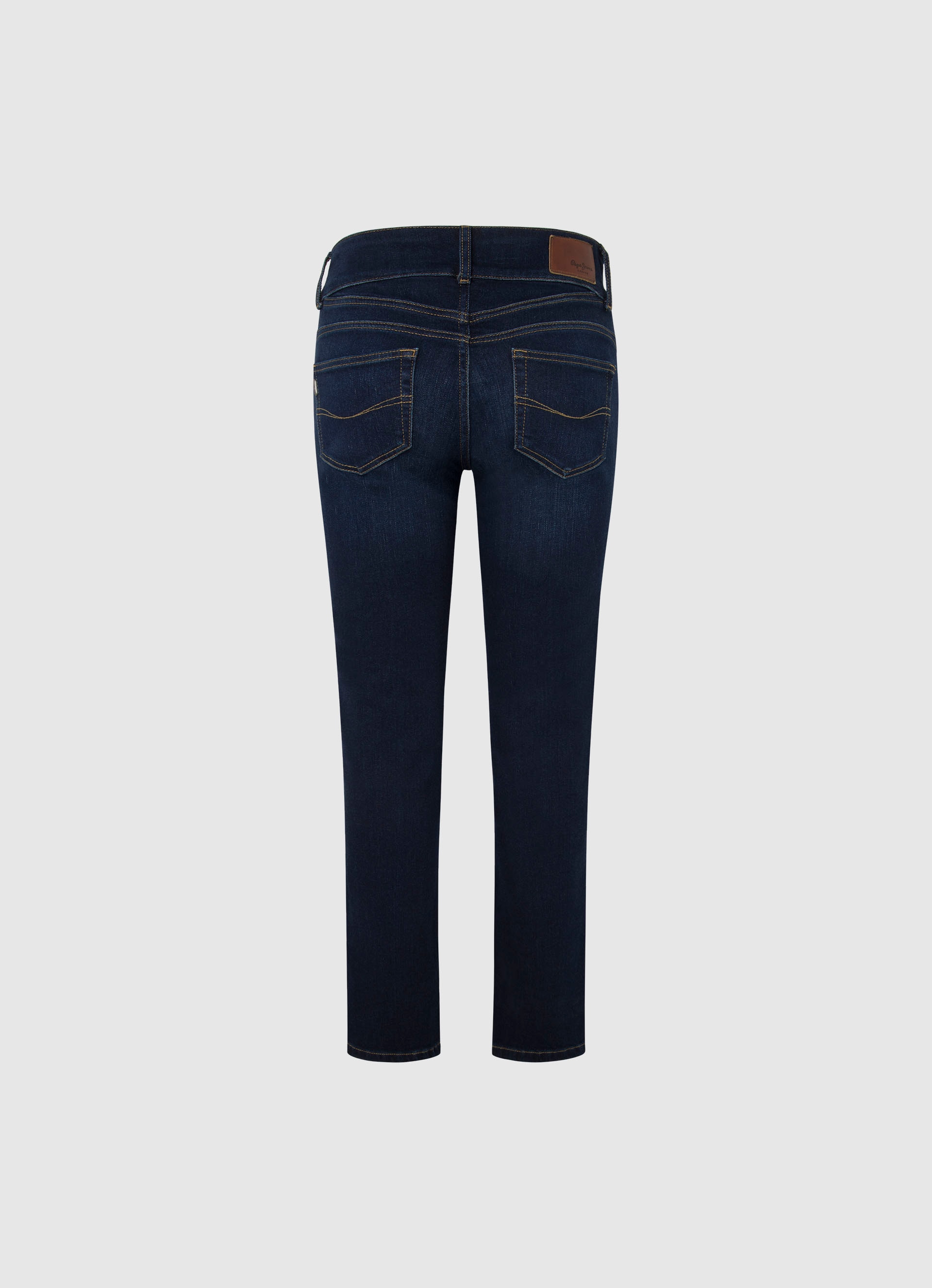 Pepe Jeans Slim-fit-Jeans »SLIM JEANS MW«, mit extrabreitem Bund mit Doppelknopf-Verschluss