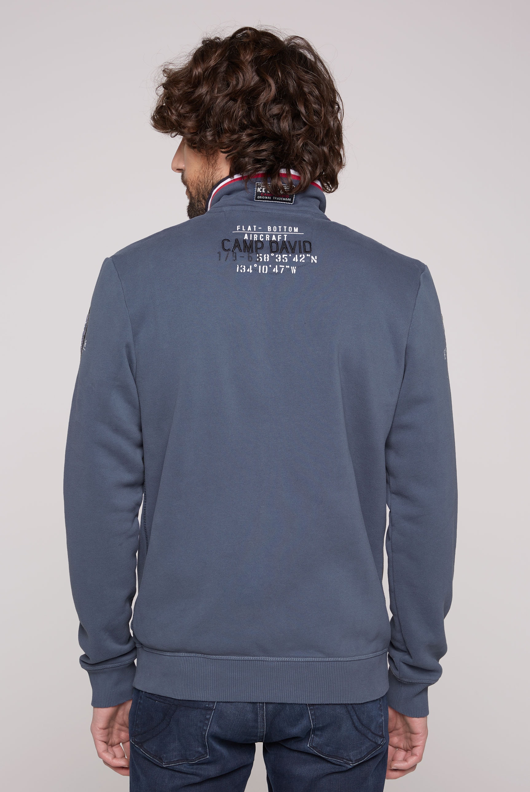 CAMP DAVID Hoodie, mit Label-Applikationen